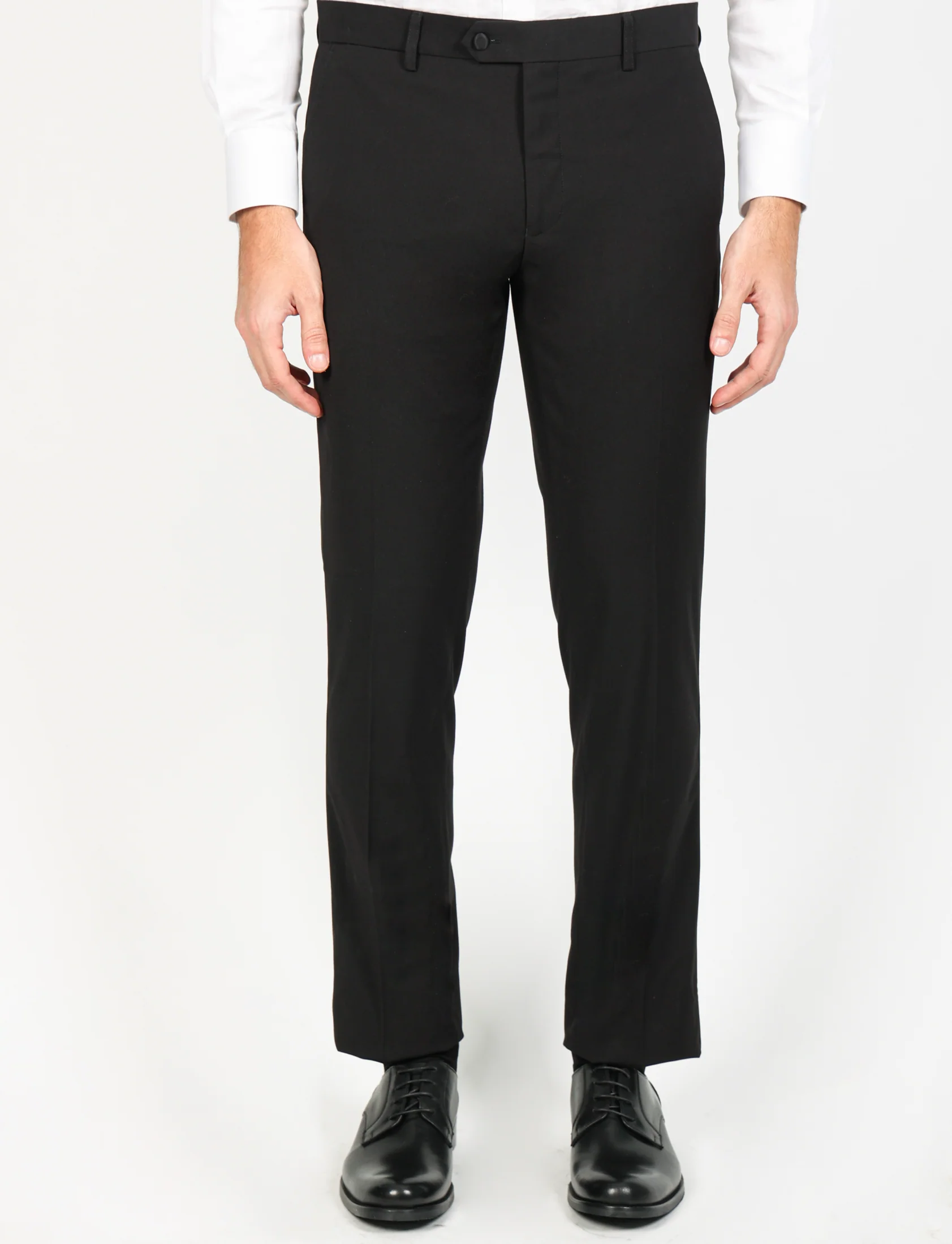 Abito smoking con collo sciallato in raso - Image 12