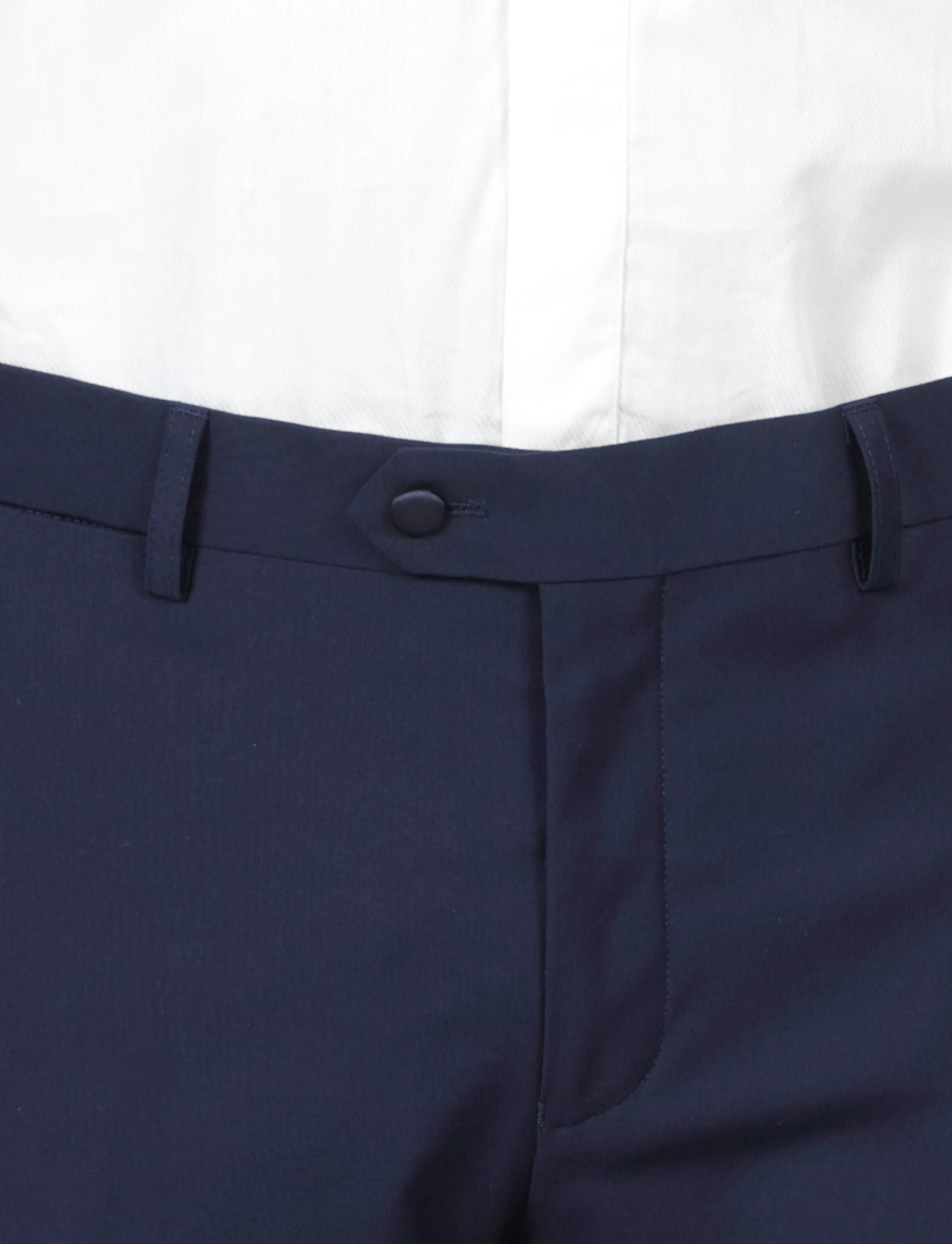 Abito smoking con collo sciallato in raso - Image 5