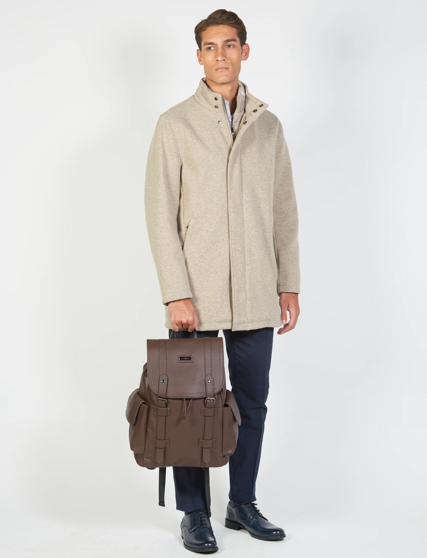 Zaino in eco-pelle con tasche - Image 10