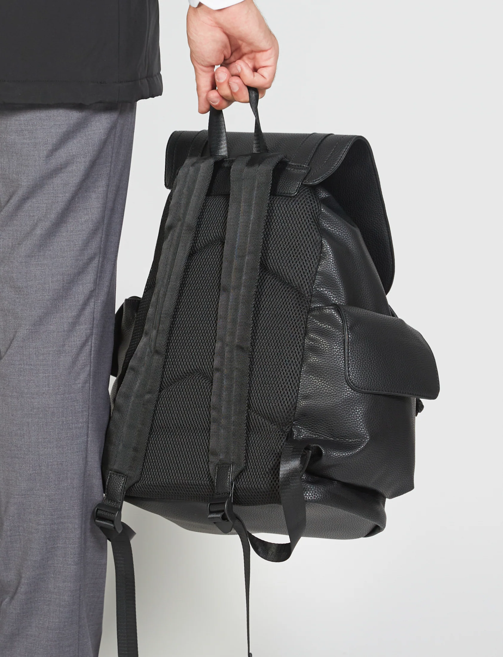 Zaino in eco-pelle con tasche - Image 13