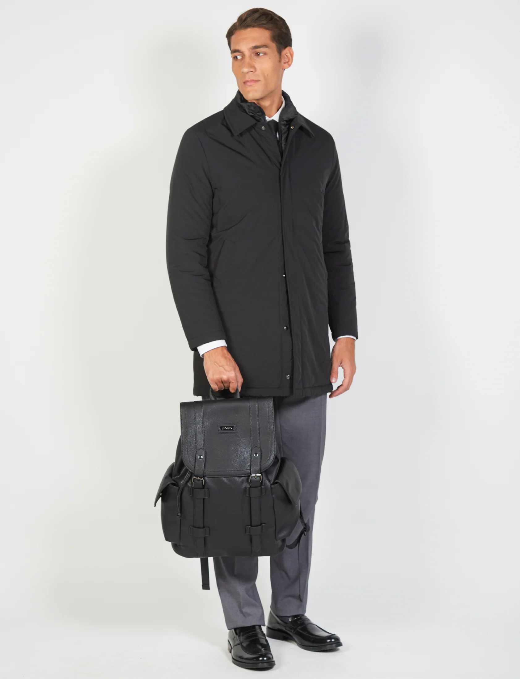 Zaino in eco-pelle con tasche - Image 15