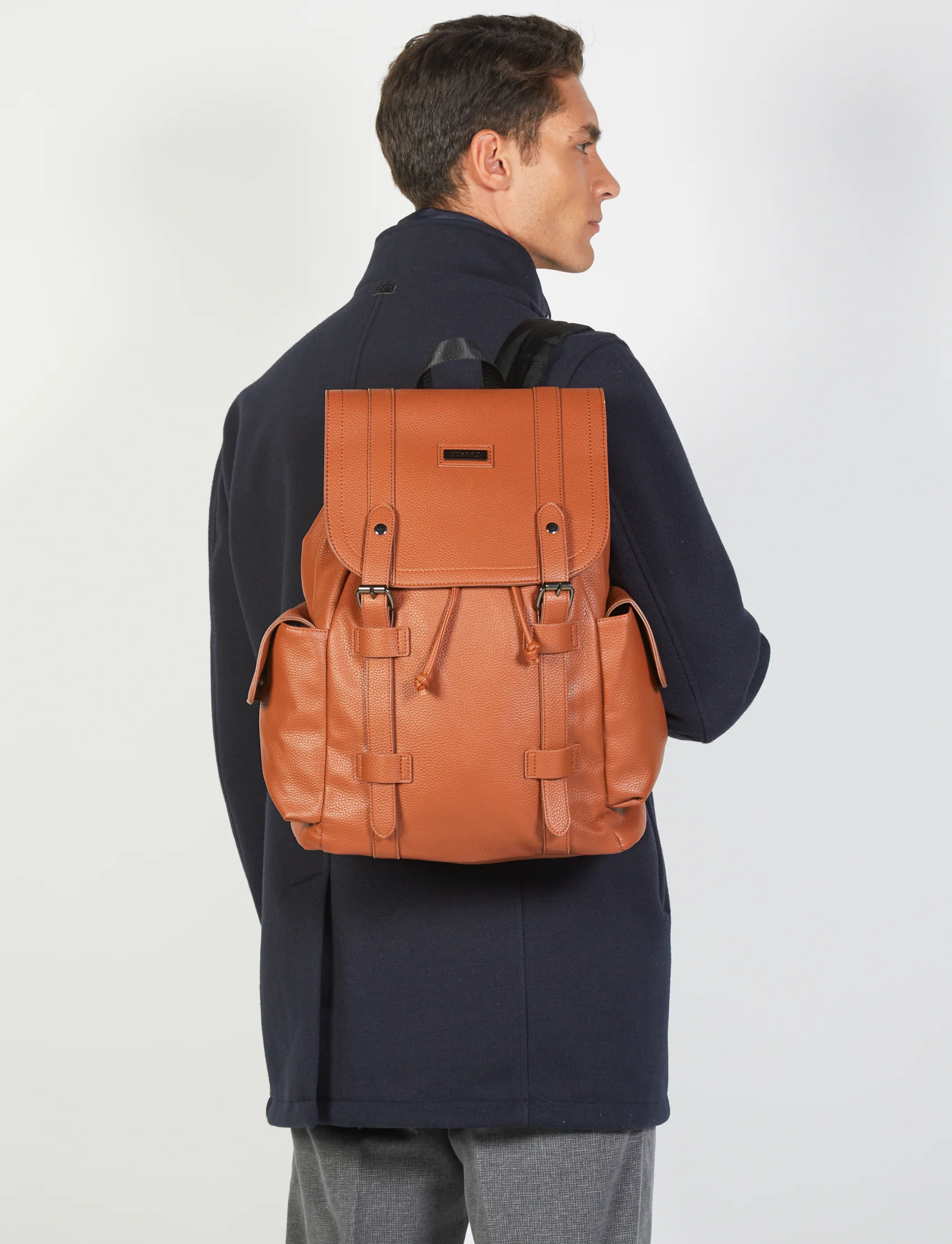 Zaino in eco-pelle con tasche - Image 16