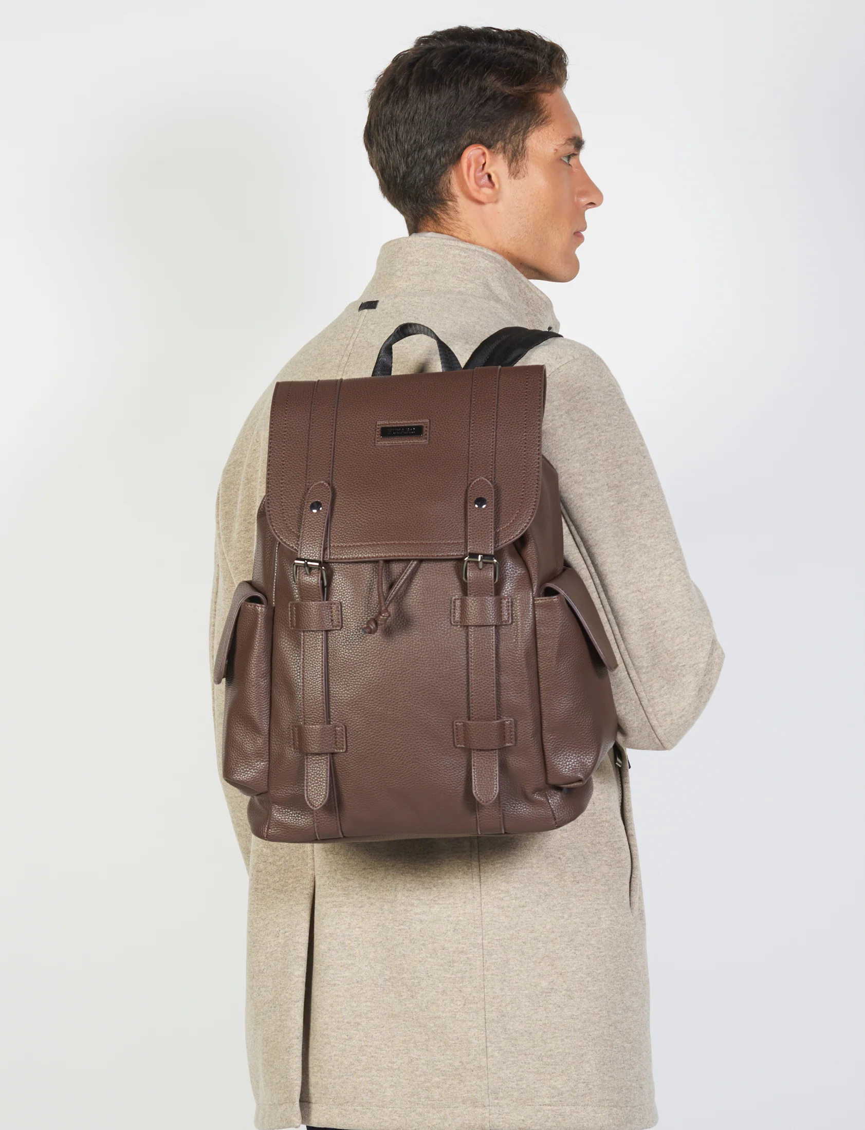 Zaino in eco-pelle con tasche - Image 6