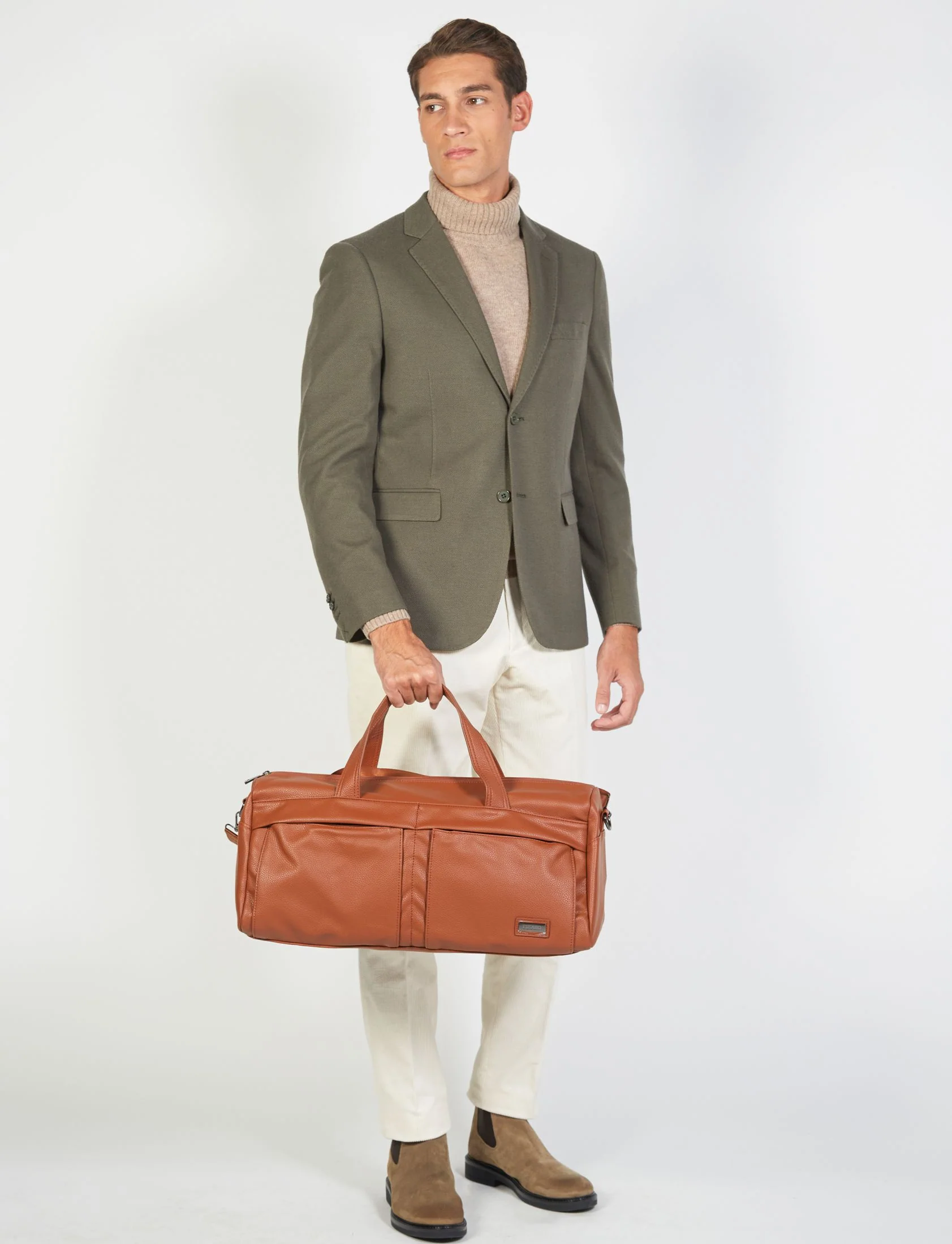 Borsone in eco-pelle con tracolla regolabile - Image 20