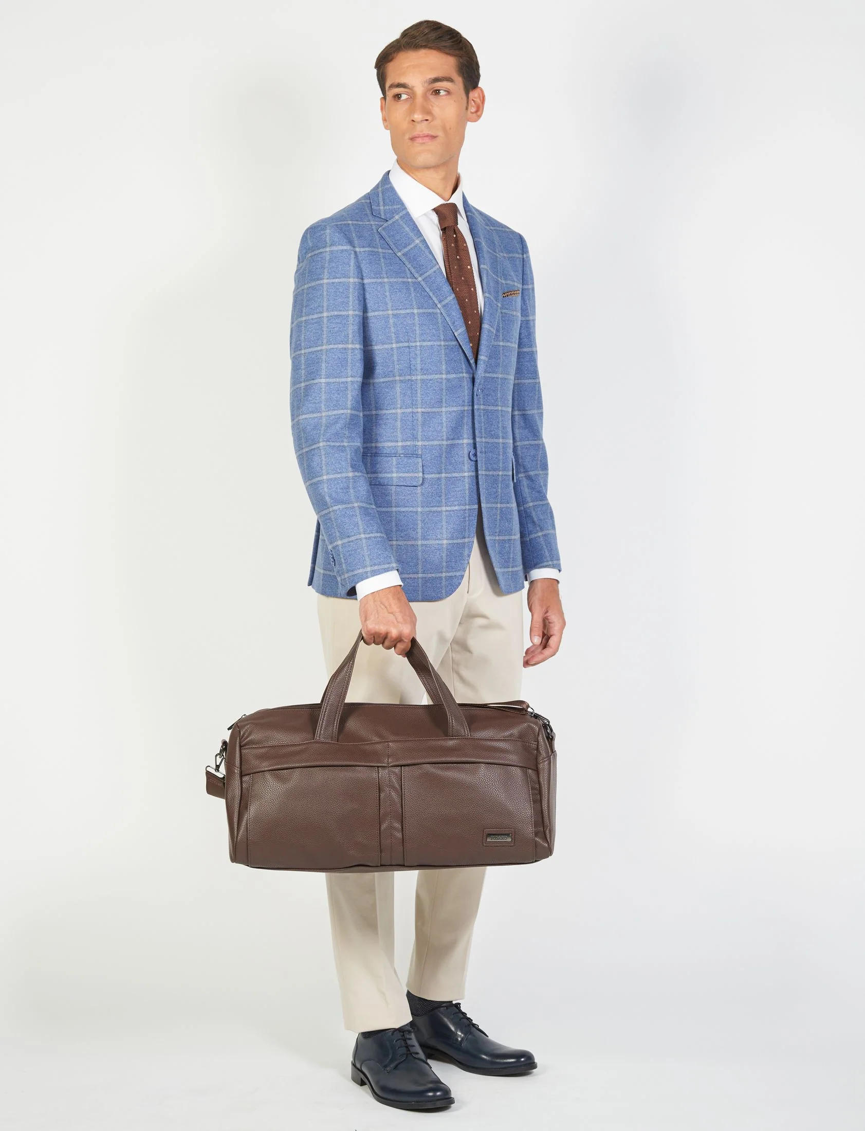 Borsone in eco-pelle con tracolla regolabile - Image 5