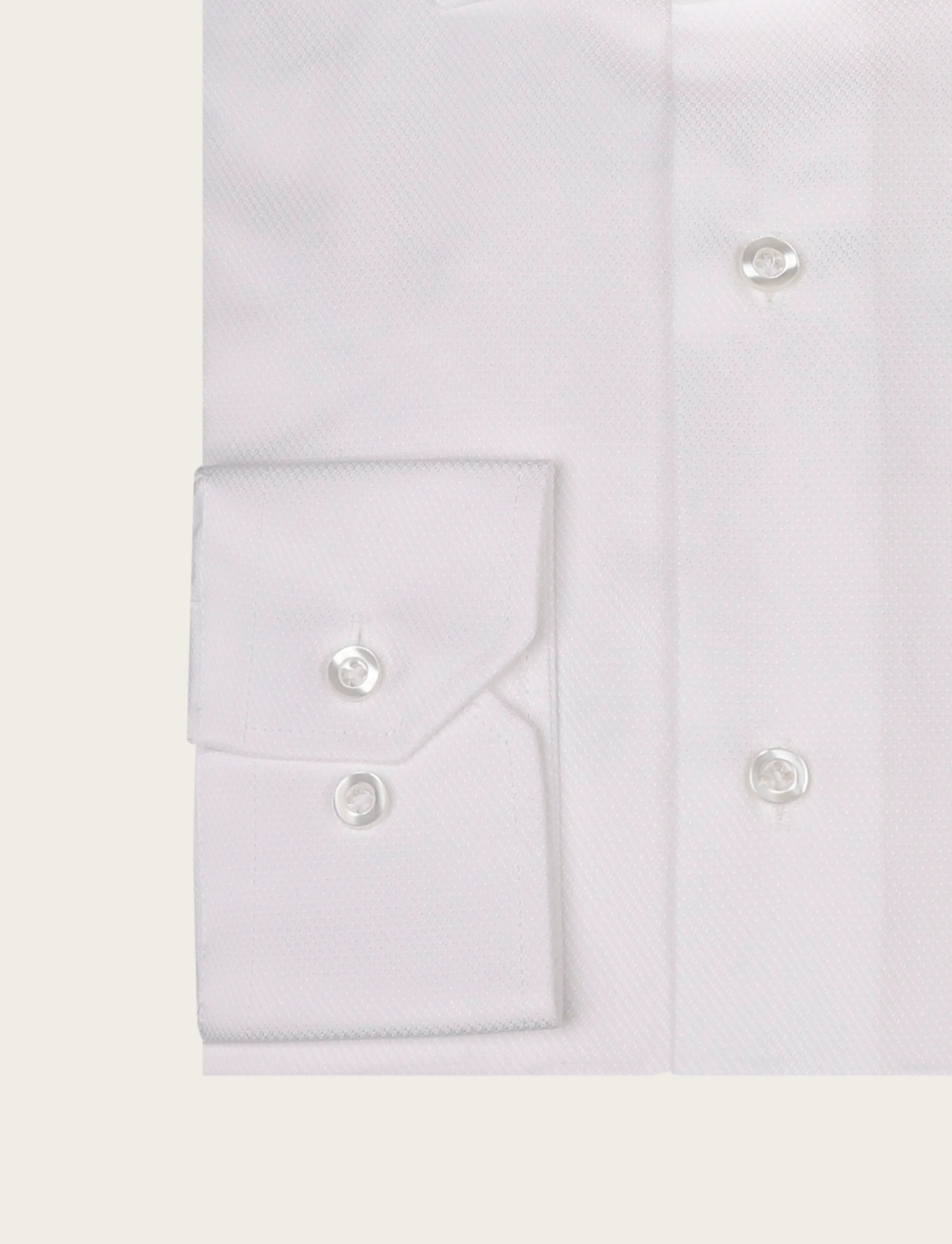 Camicia in cotone a trama diagonale - Image 3