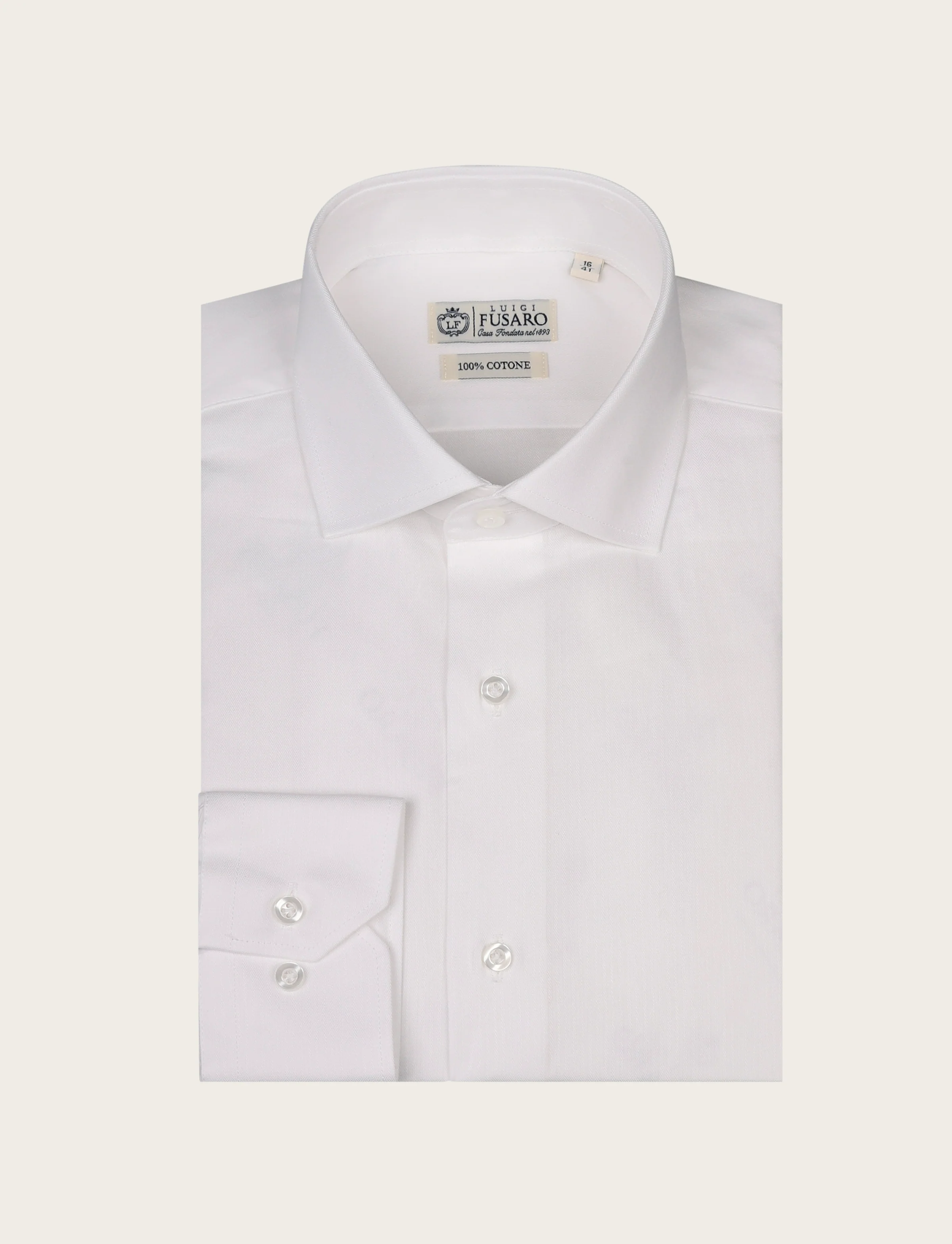 Camicia spigata in cotone - Image 4