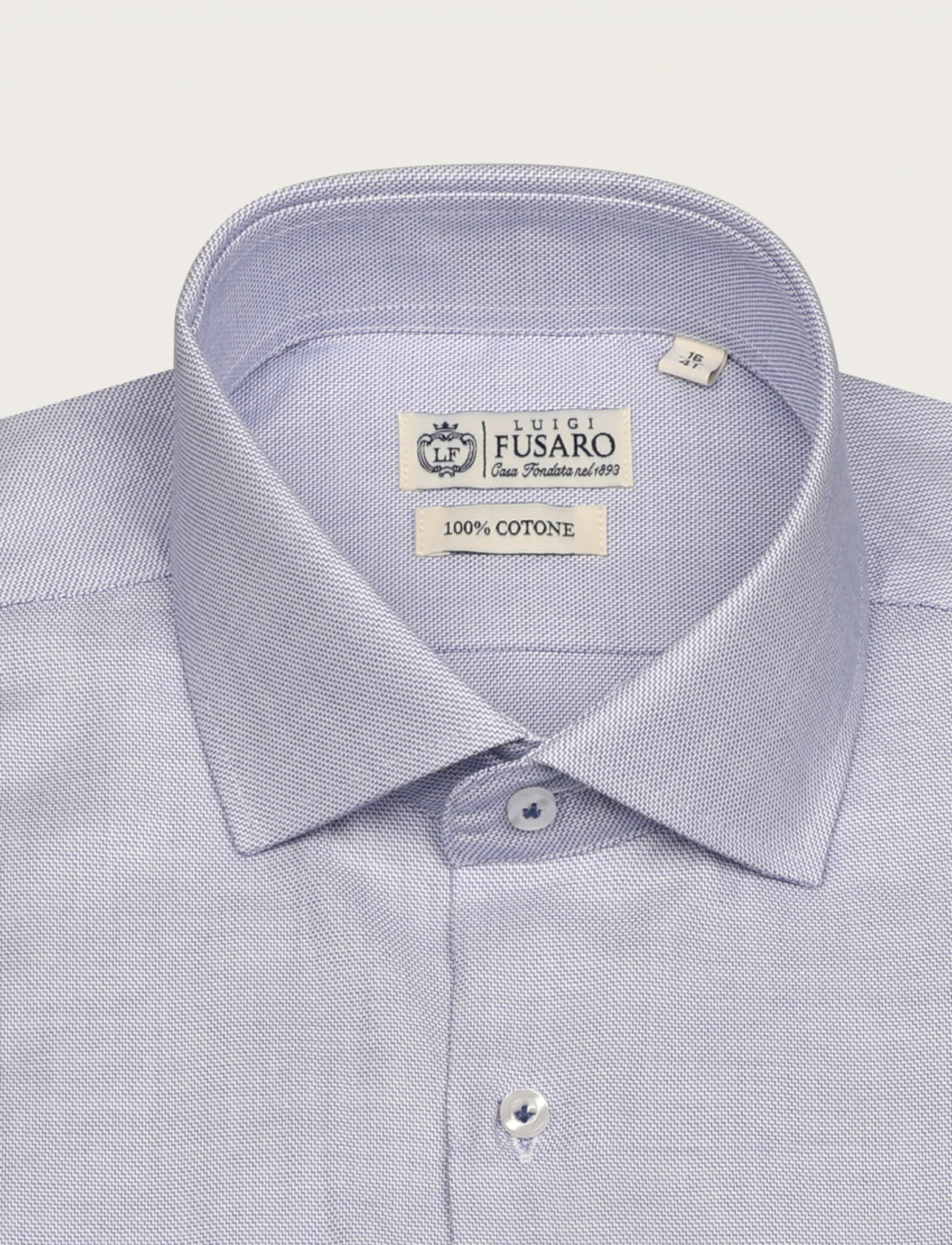 Camicia in cotone operato - Image 8