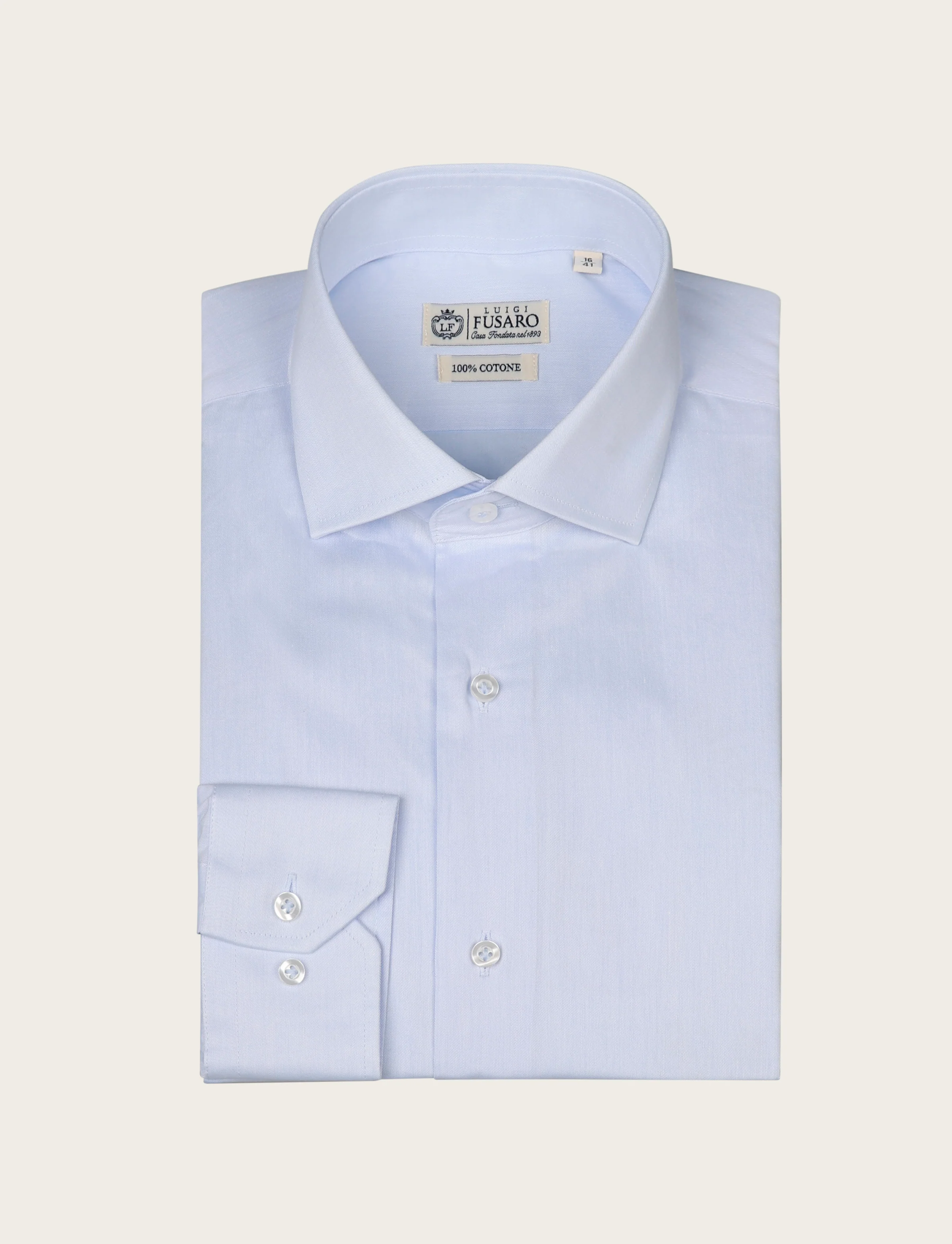 Camicia in twill 100% cotone - Image 10