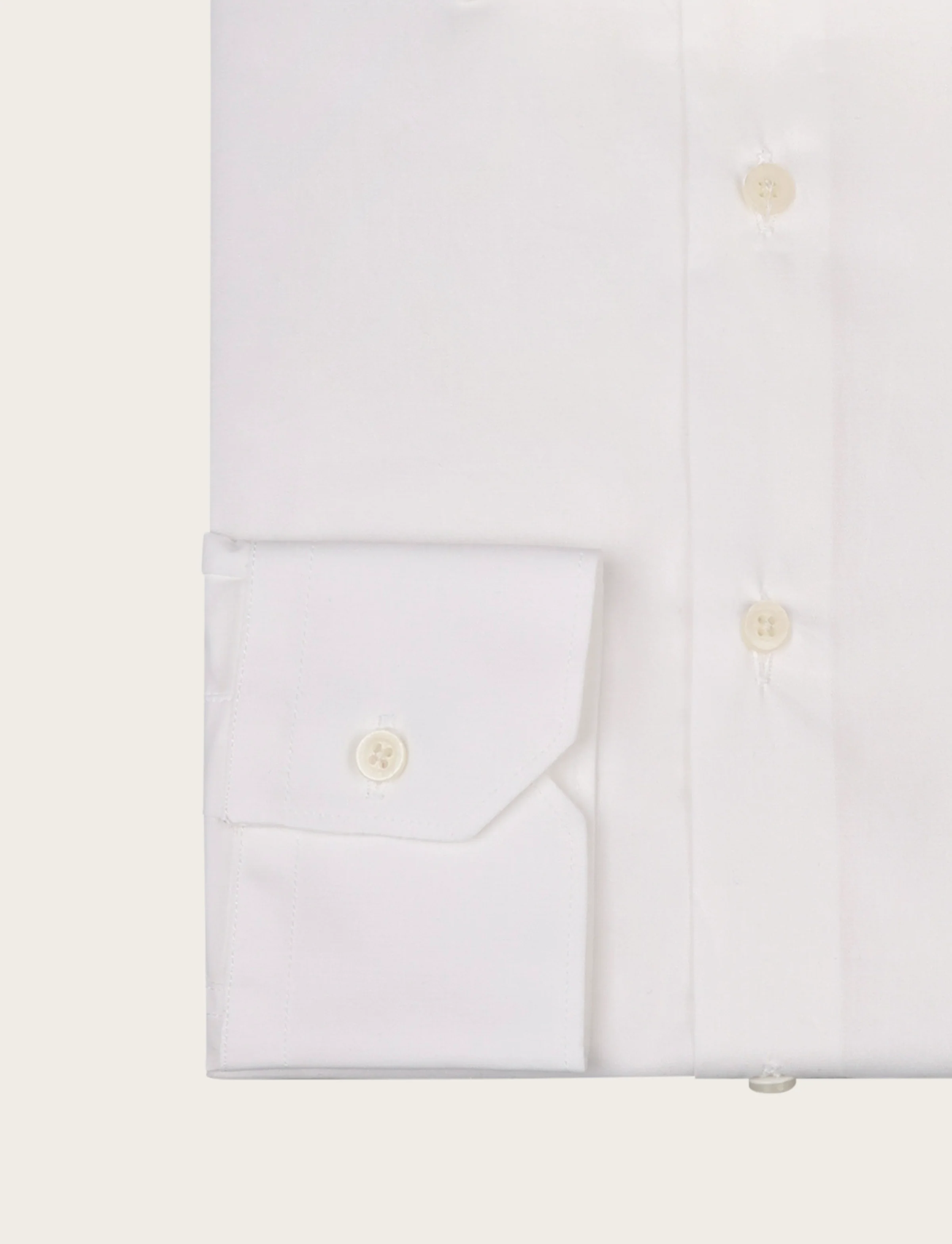 Camicia tinta unita in cotone stretch - Image 21