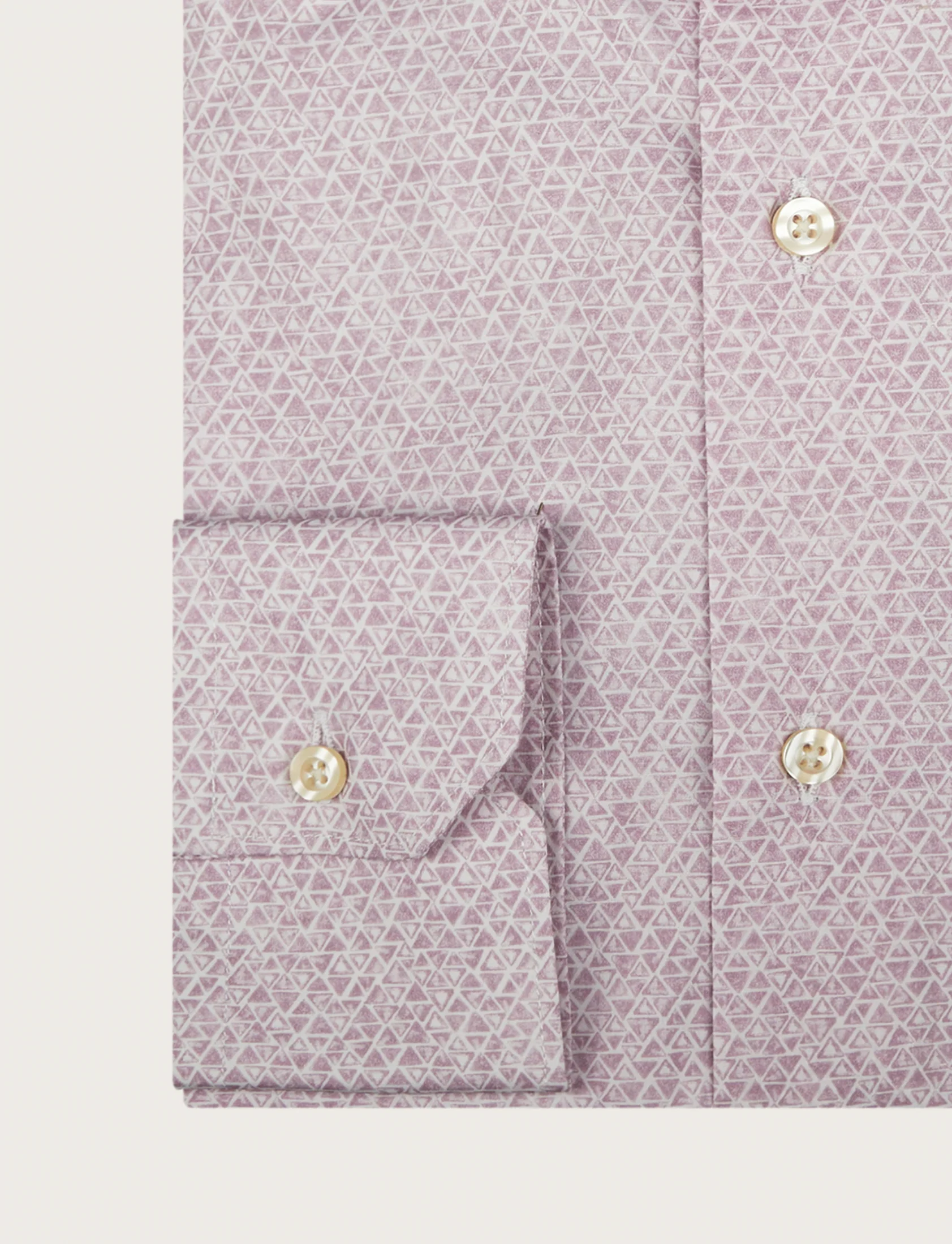 Camicia in cotone stretch a micro fantasia - Image 3