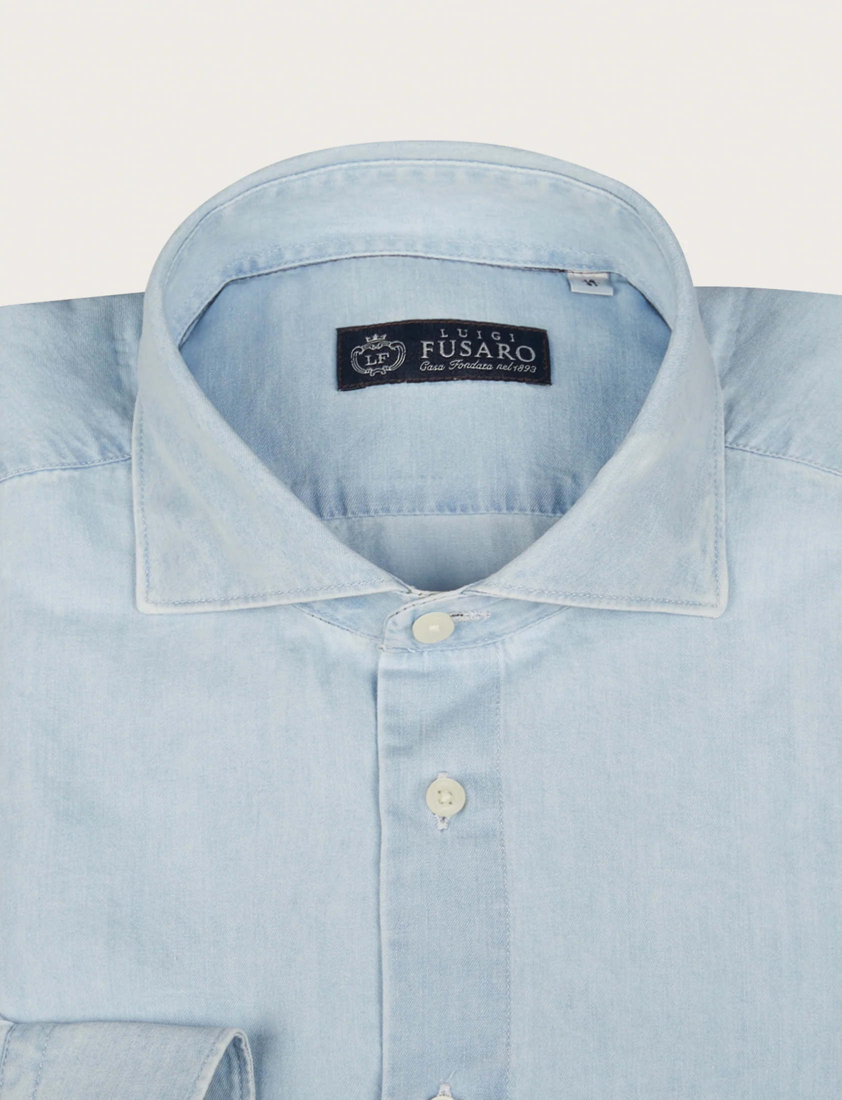 Camicia in denim 100% cotone - Image 5