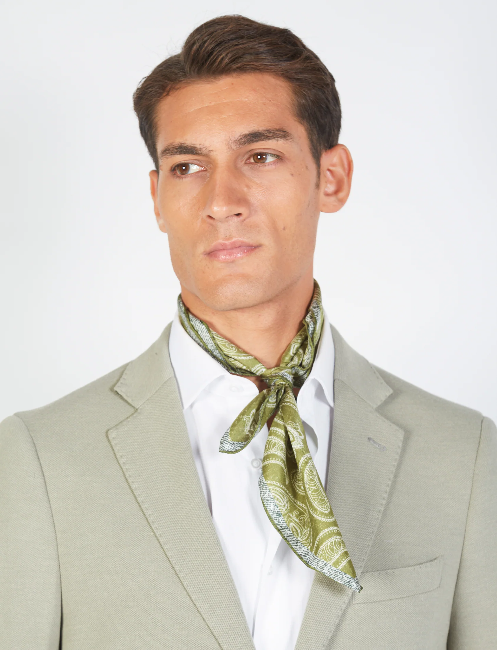 Foulard in seta fantasia cachemire - Image 4