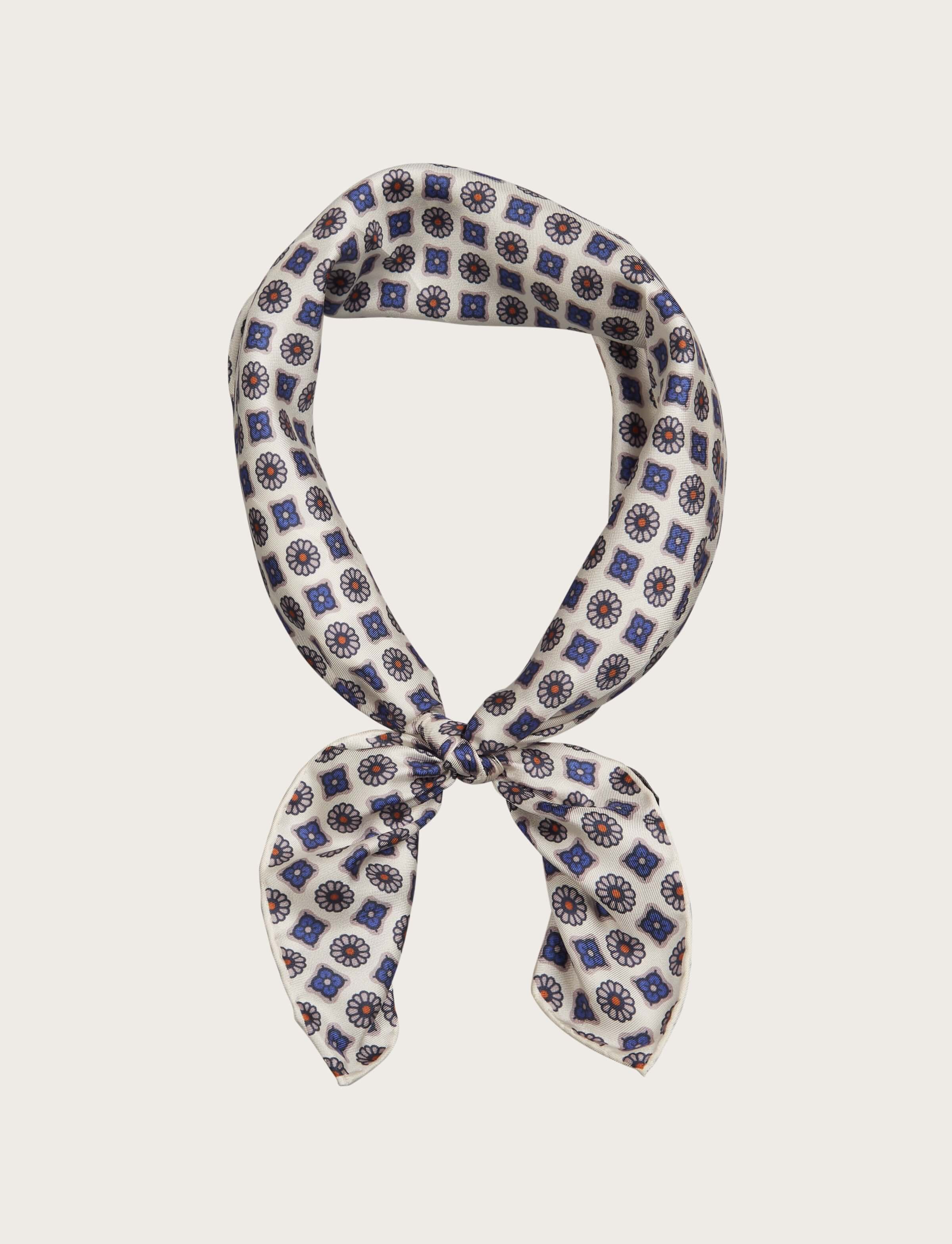 Foulard in seta fantasia geometrica moderna - Image 4