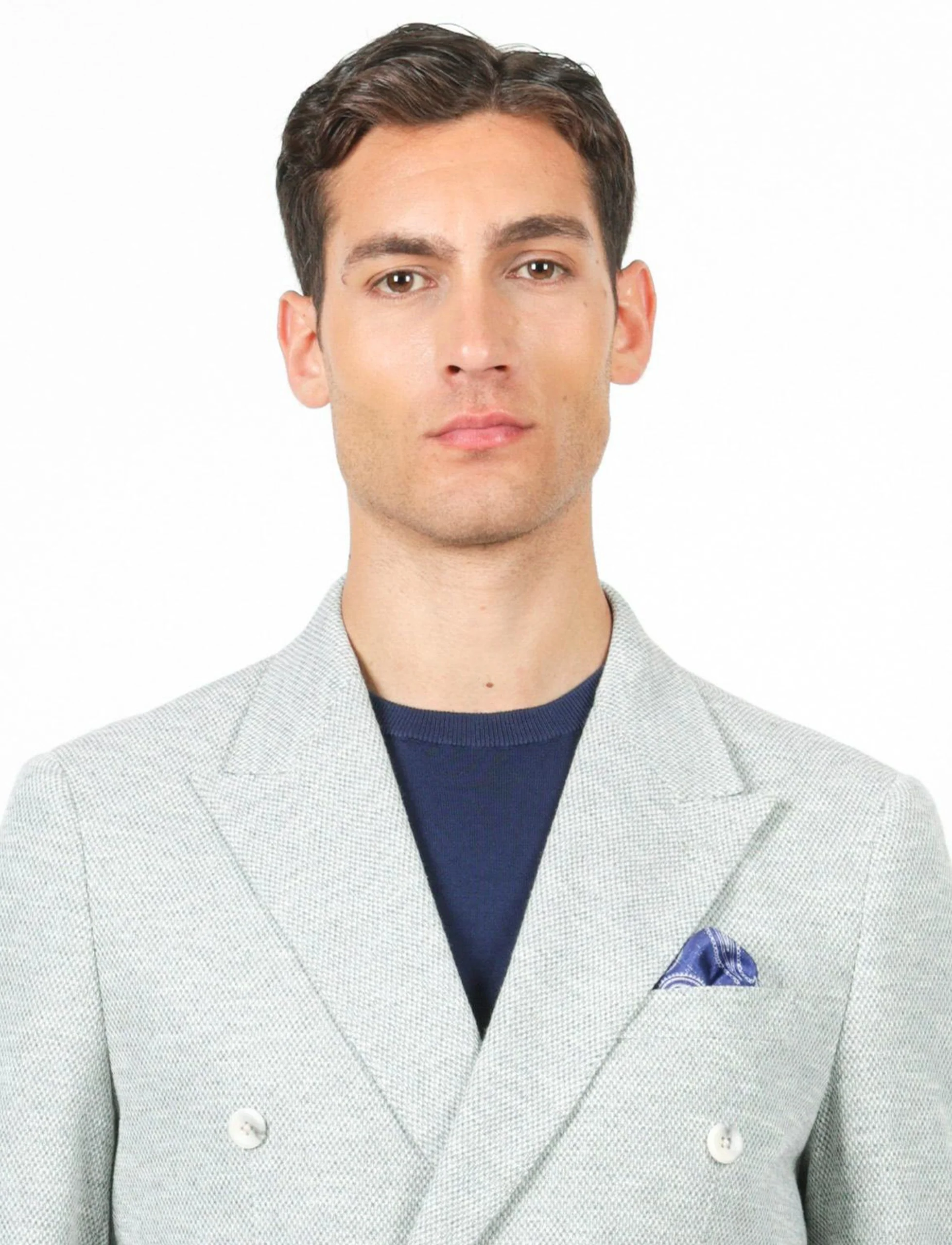 Giacca doppiopetto in maglia - Image 3