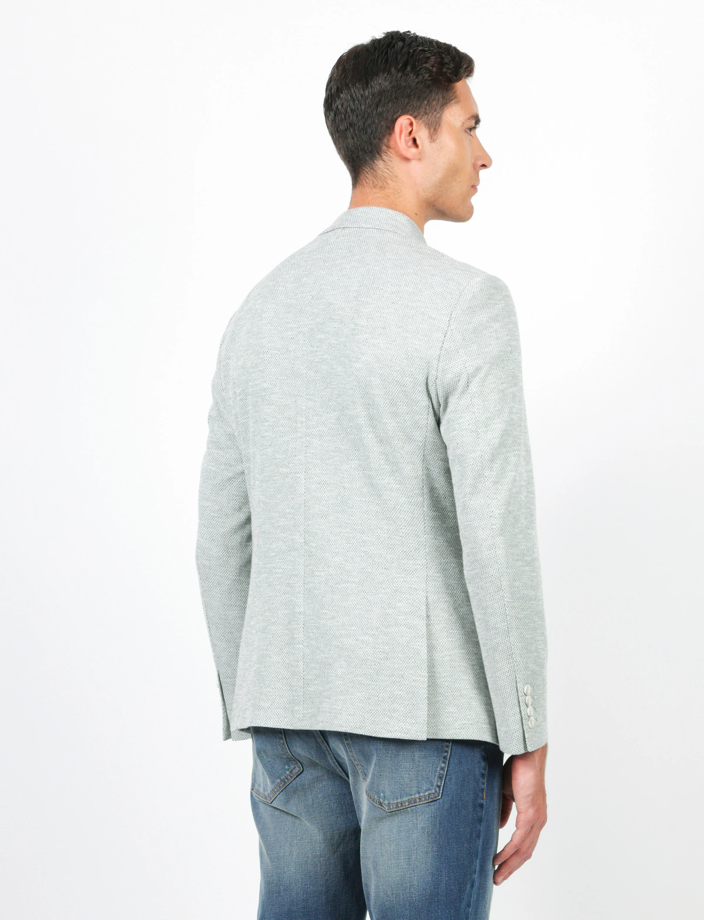 Giacca doppiopetto in maglia - Image 5