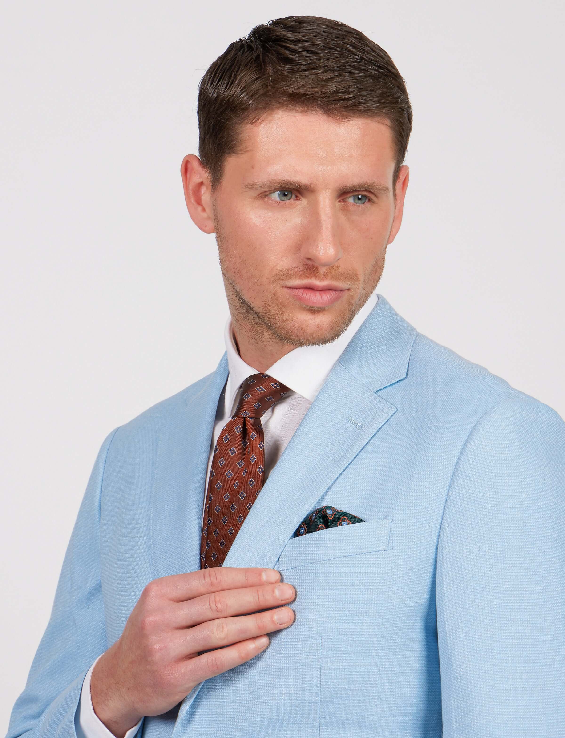 Giacca classica in dobby - Image 10