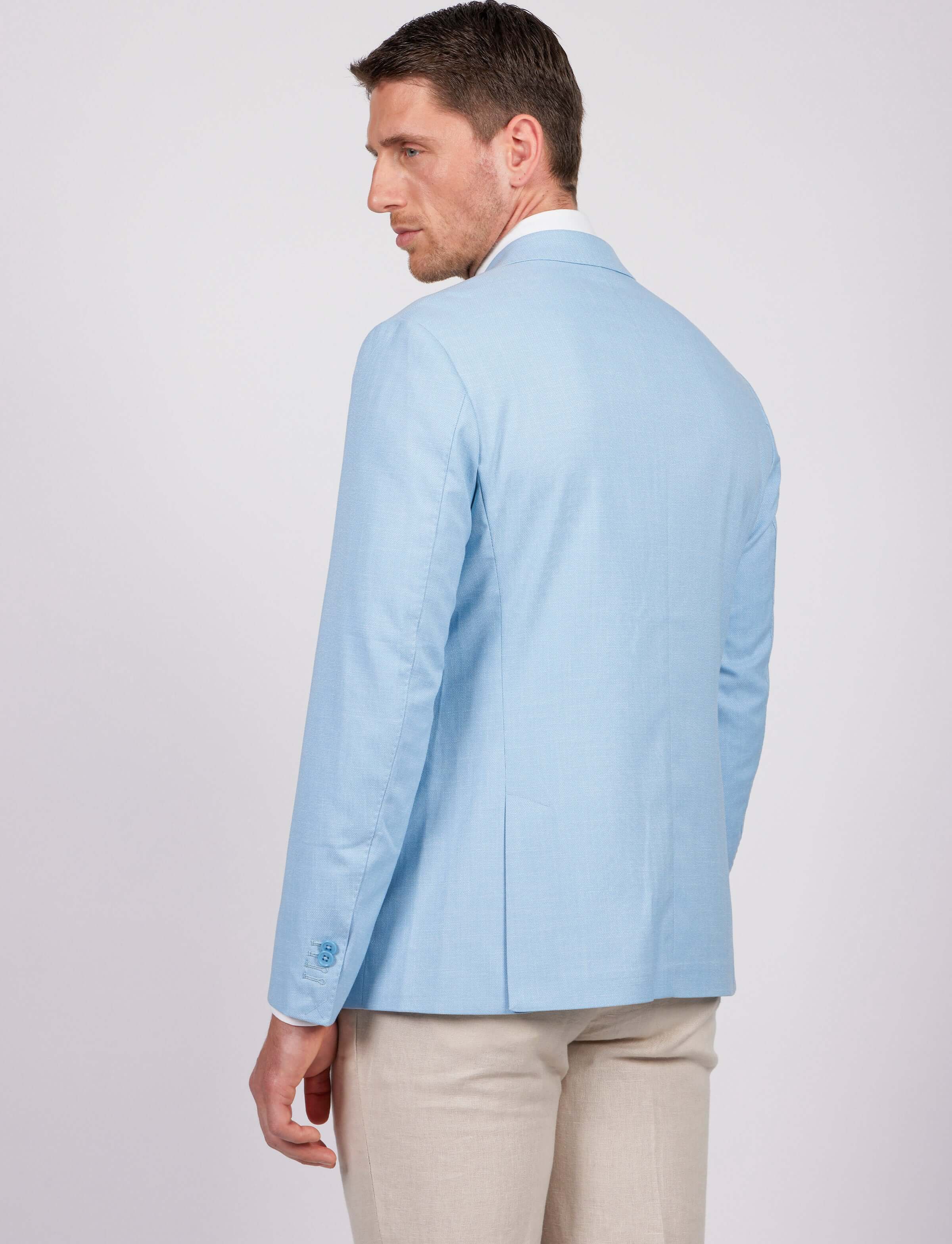 Giacca classica in dobby - Image 11