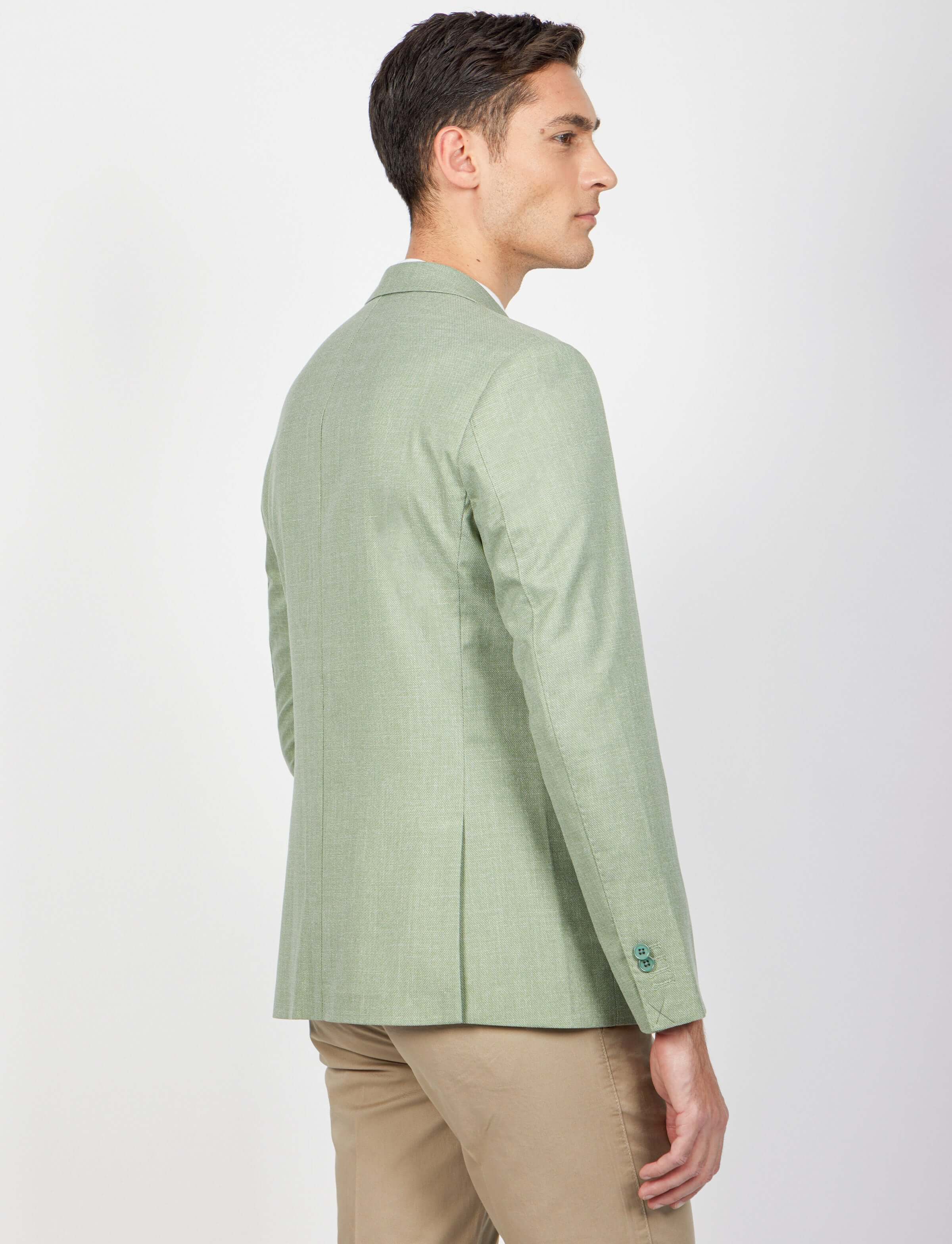 Giacca classica in dobby - Image 4