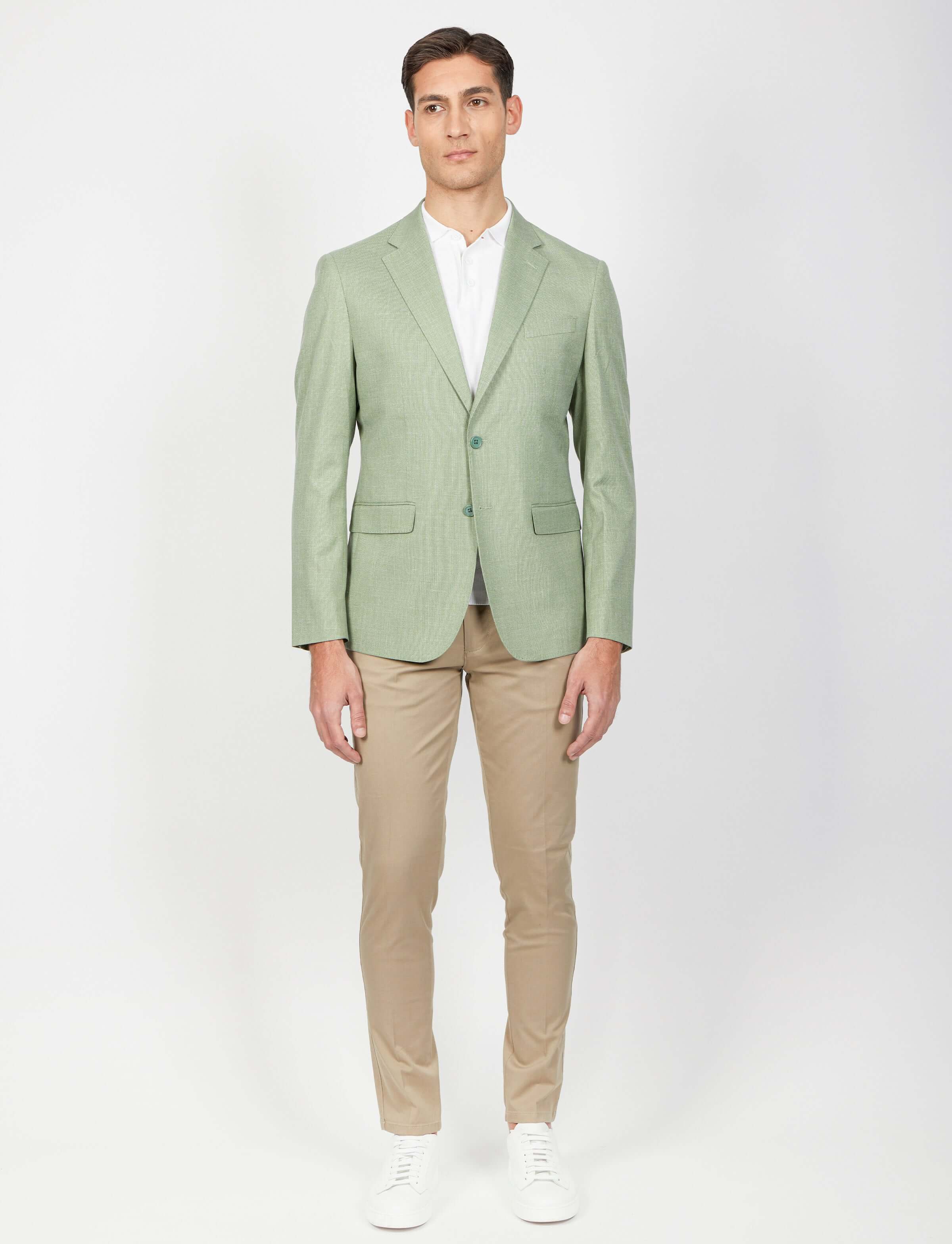 Giacca classica in dobby - Image 6