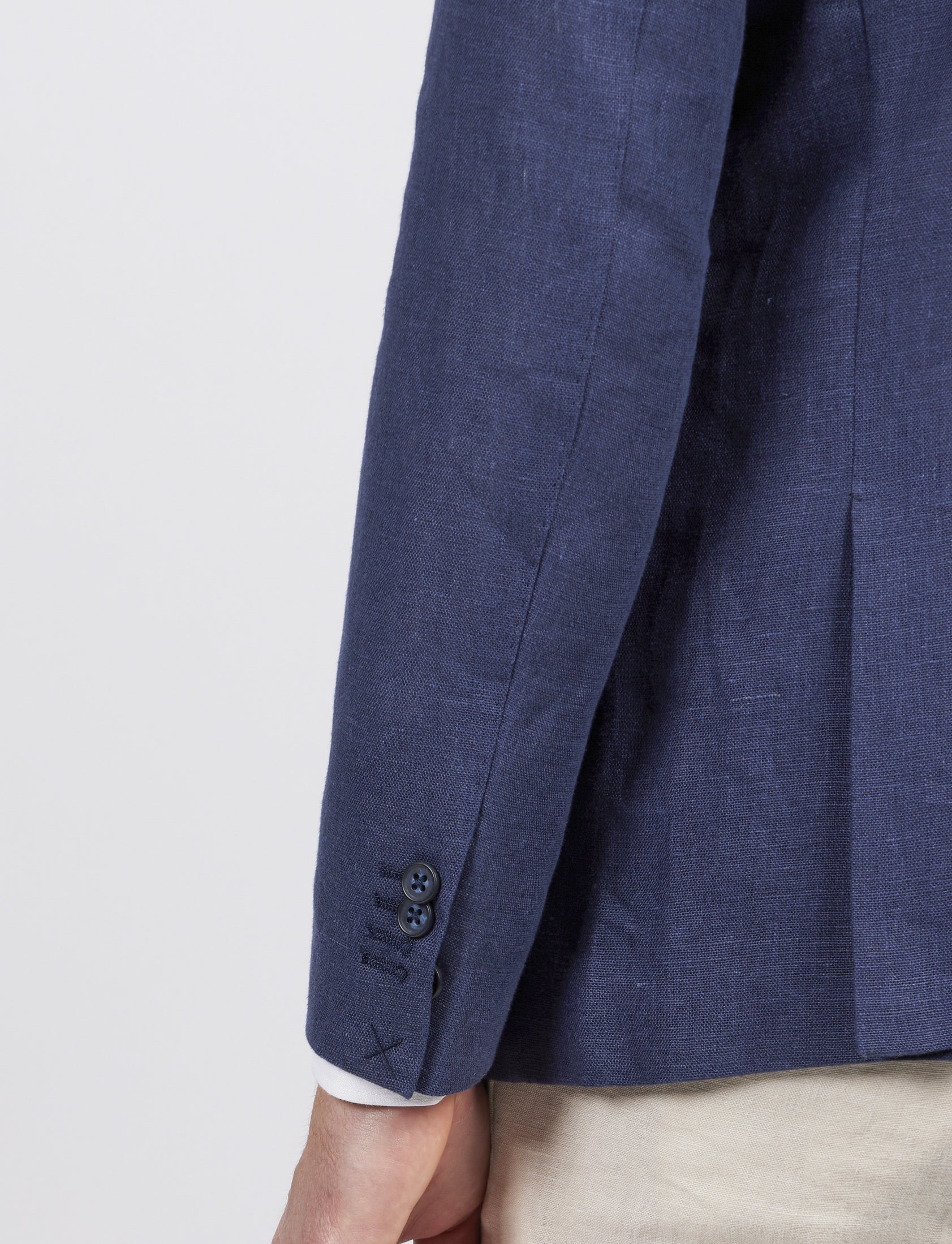 Giacca monopetto in lino - Image 17