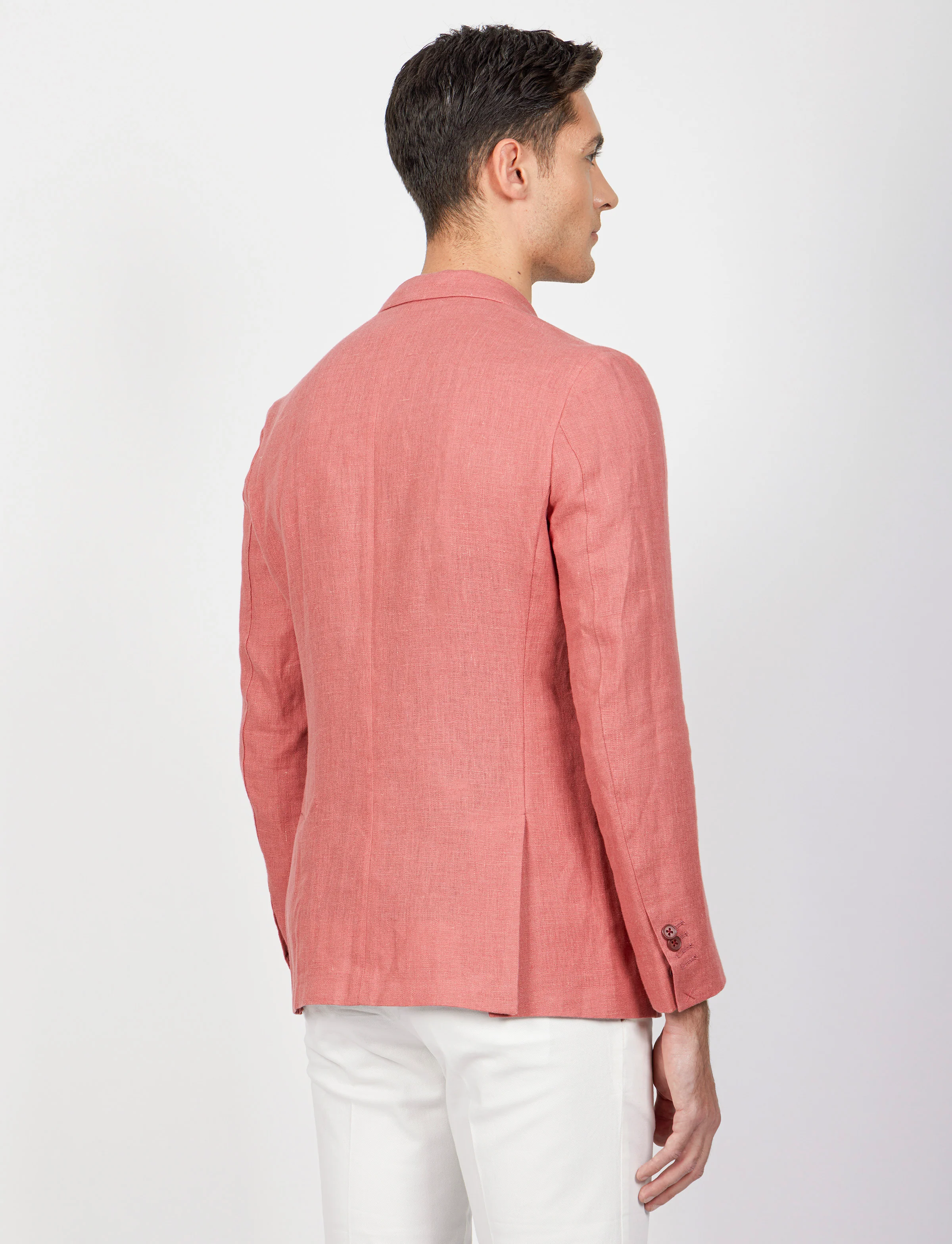 Giacca monopetto in lino - Image 23