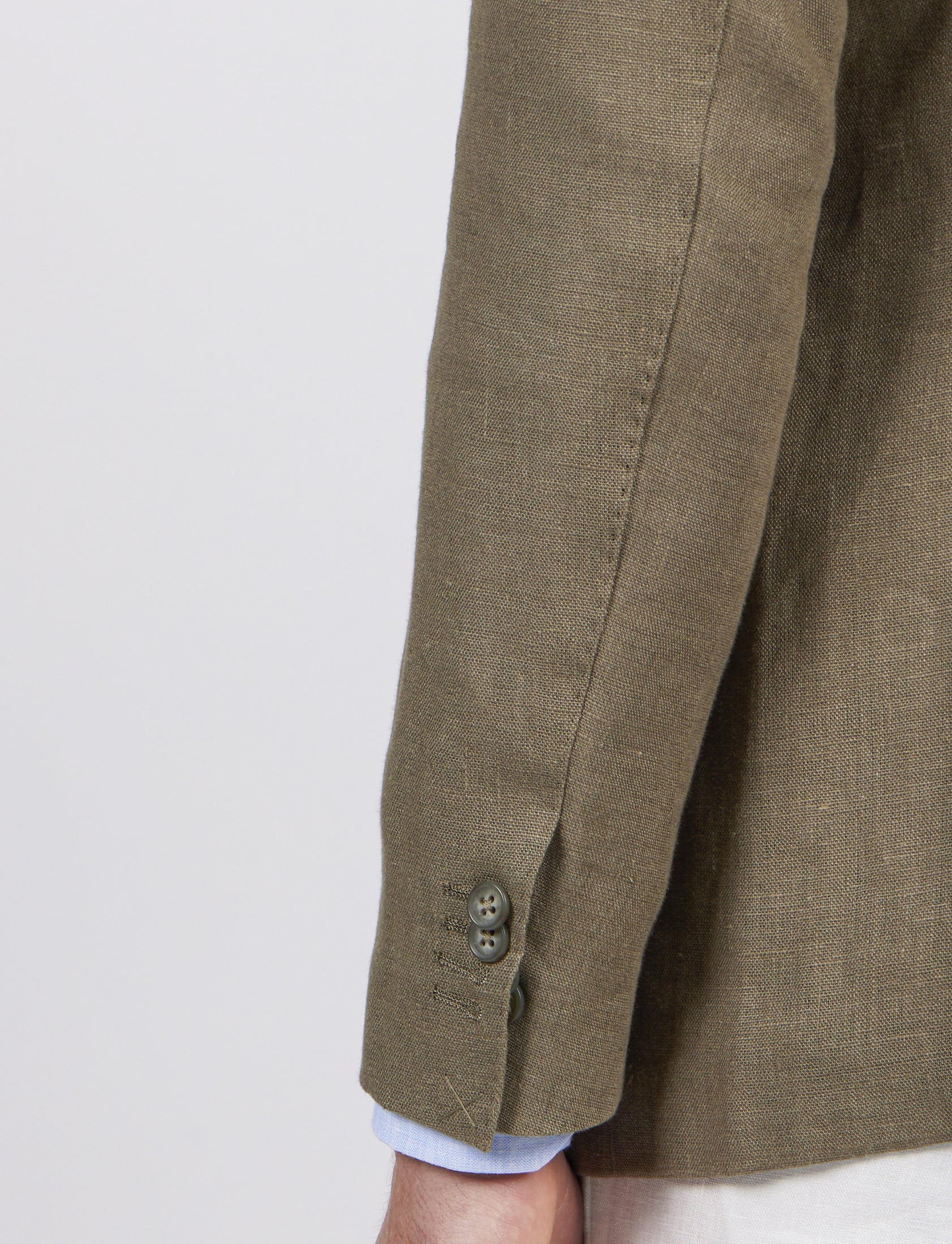 Giacca monopetto in lino - Image 5