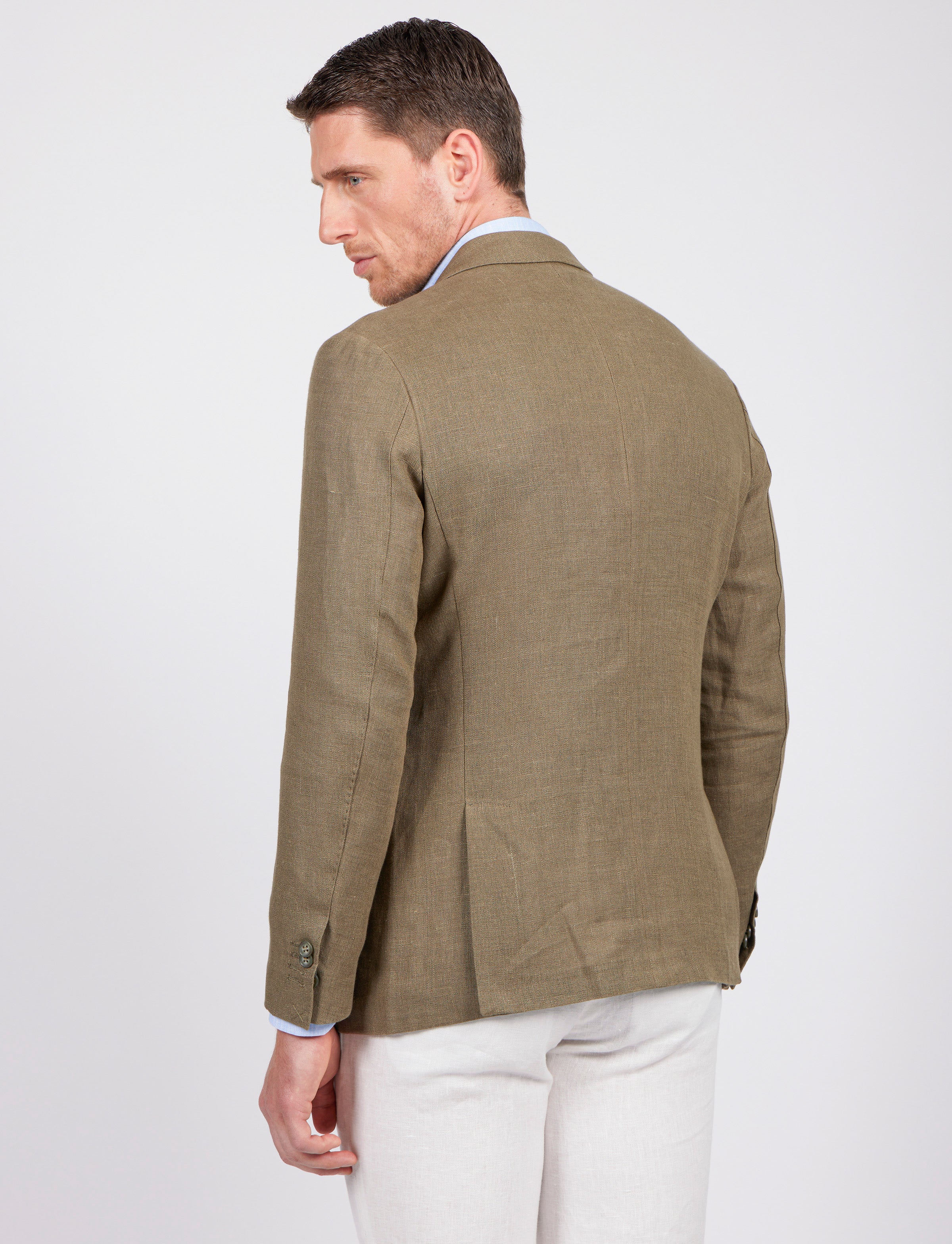 Giacca monopetto in lino - Image 6
