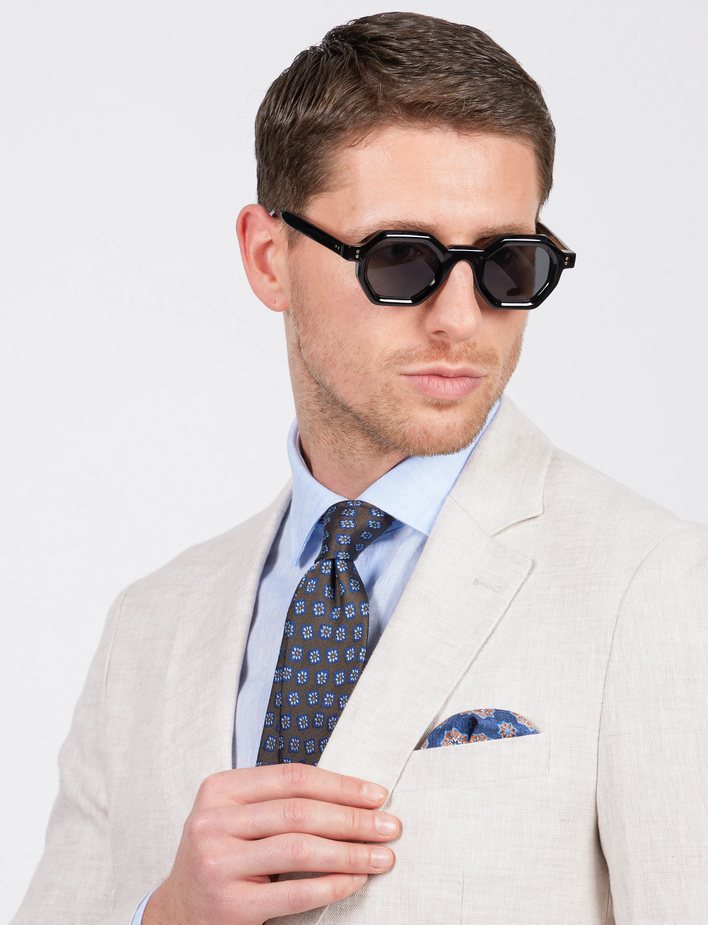 Giacca monopetto in lino - Image 9