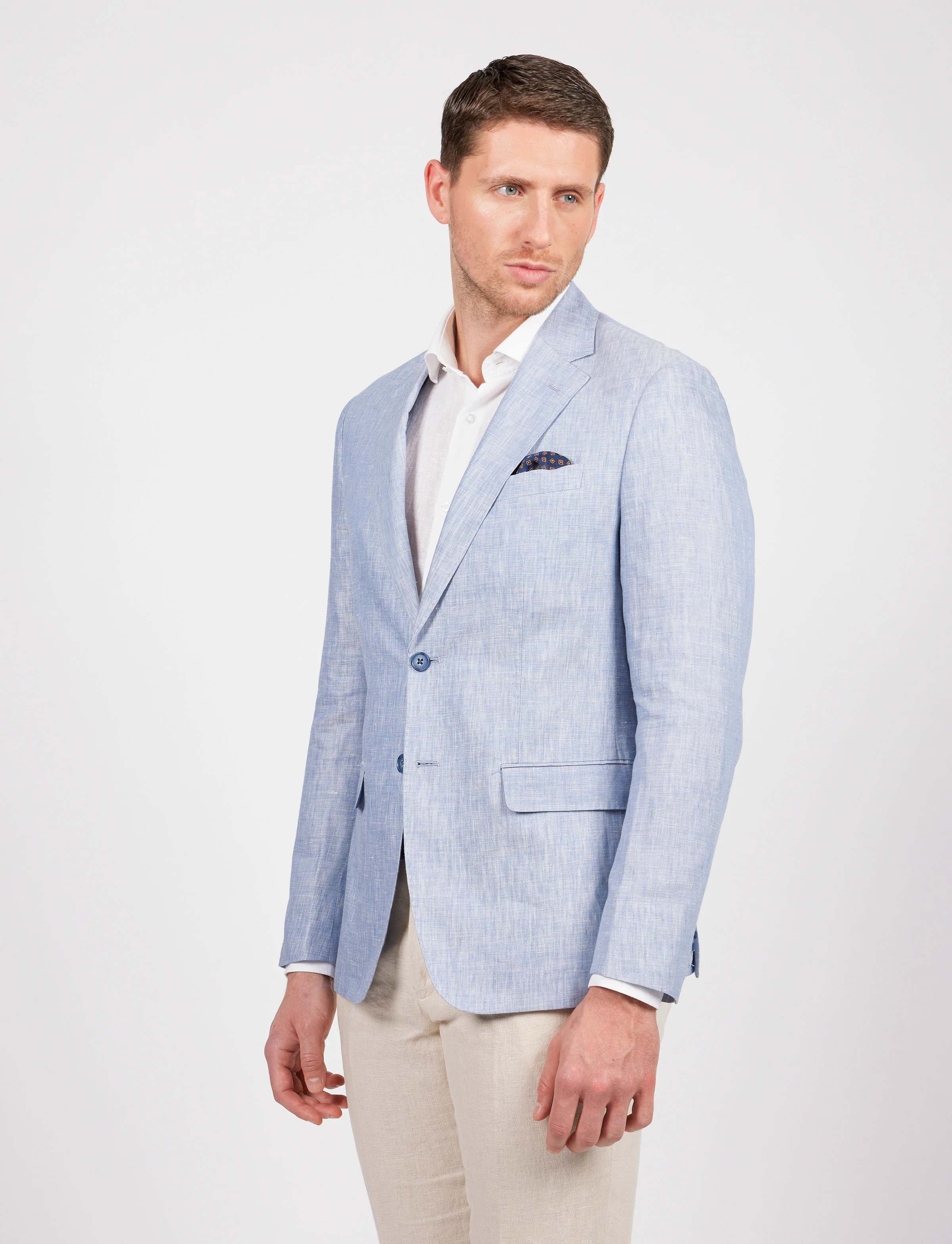 Giacca in lino melange - Image 15