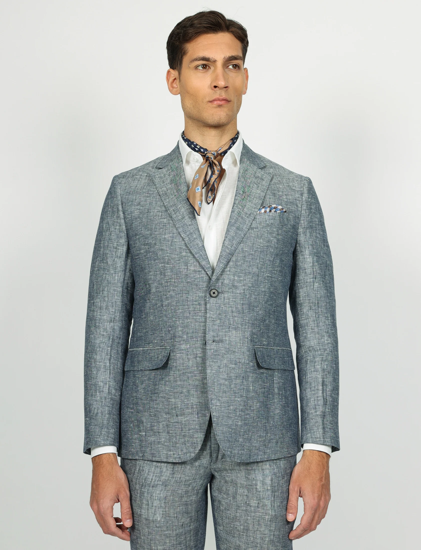 Giacca in lino melange - Image 22