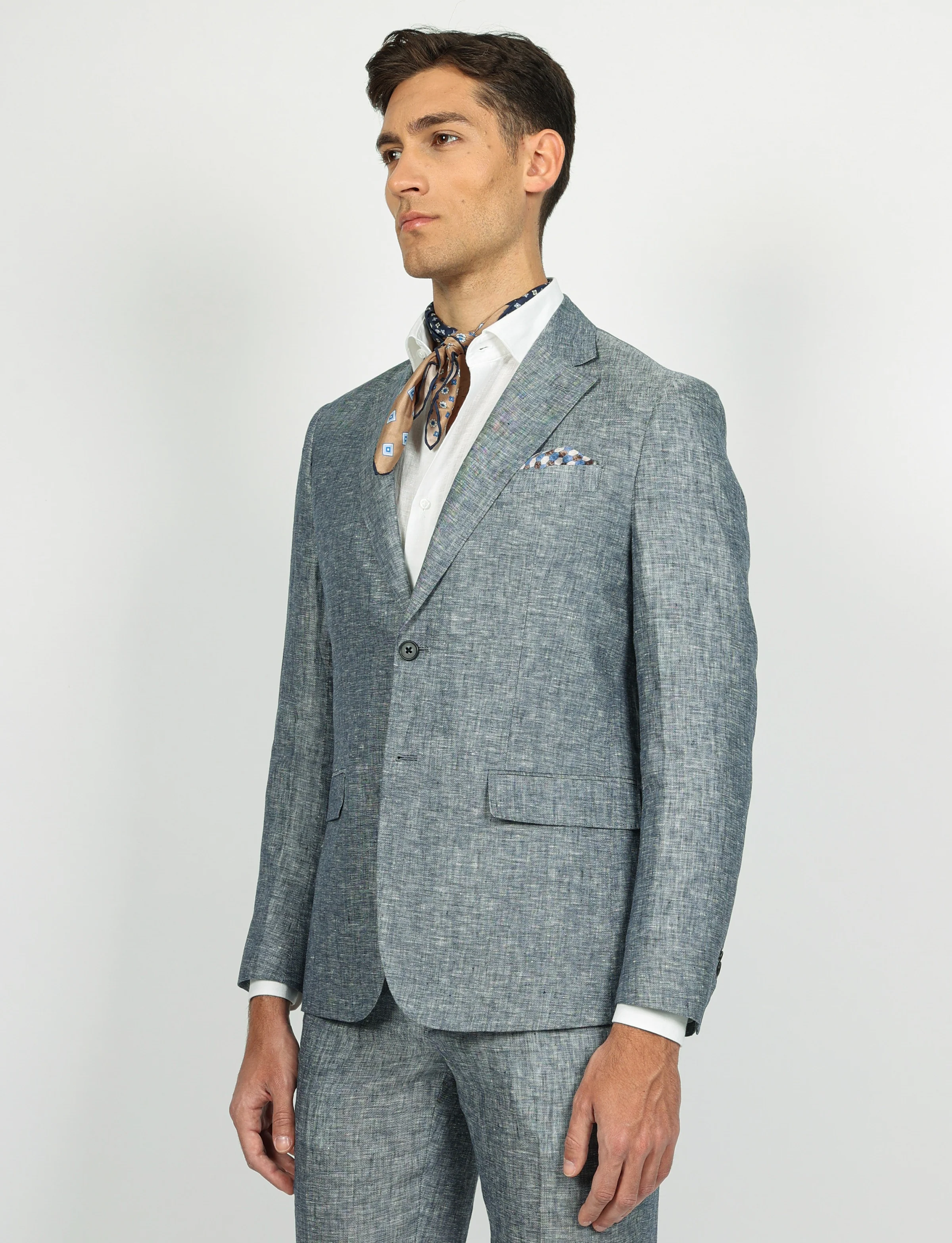 Giacca in lino melange - Image 23