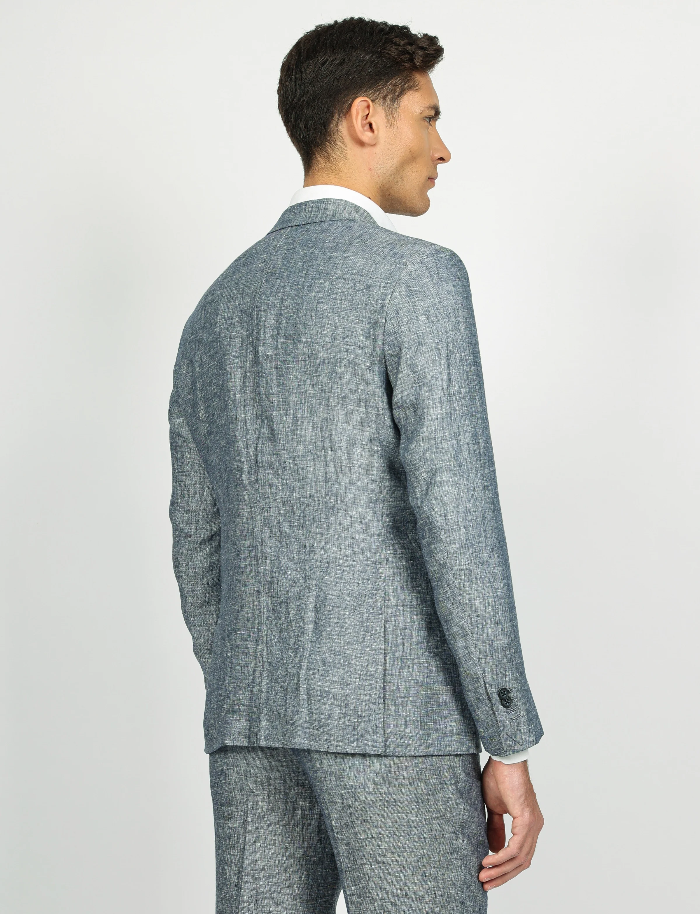 Giacca in lino melange - Image 24