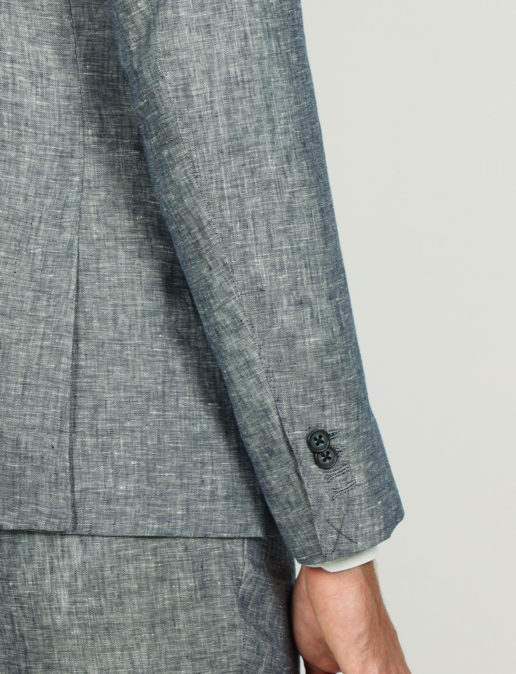 Giacca in lino melange - Image 25