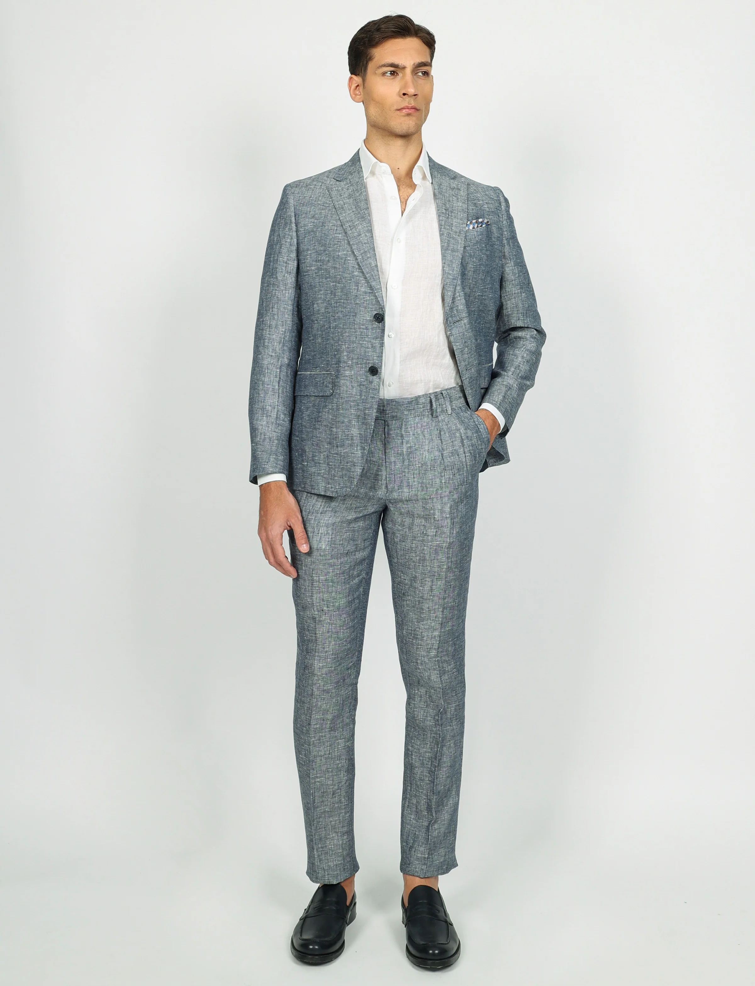 Giacca in lino melange - Image 26