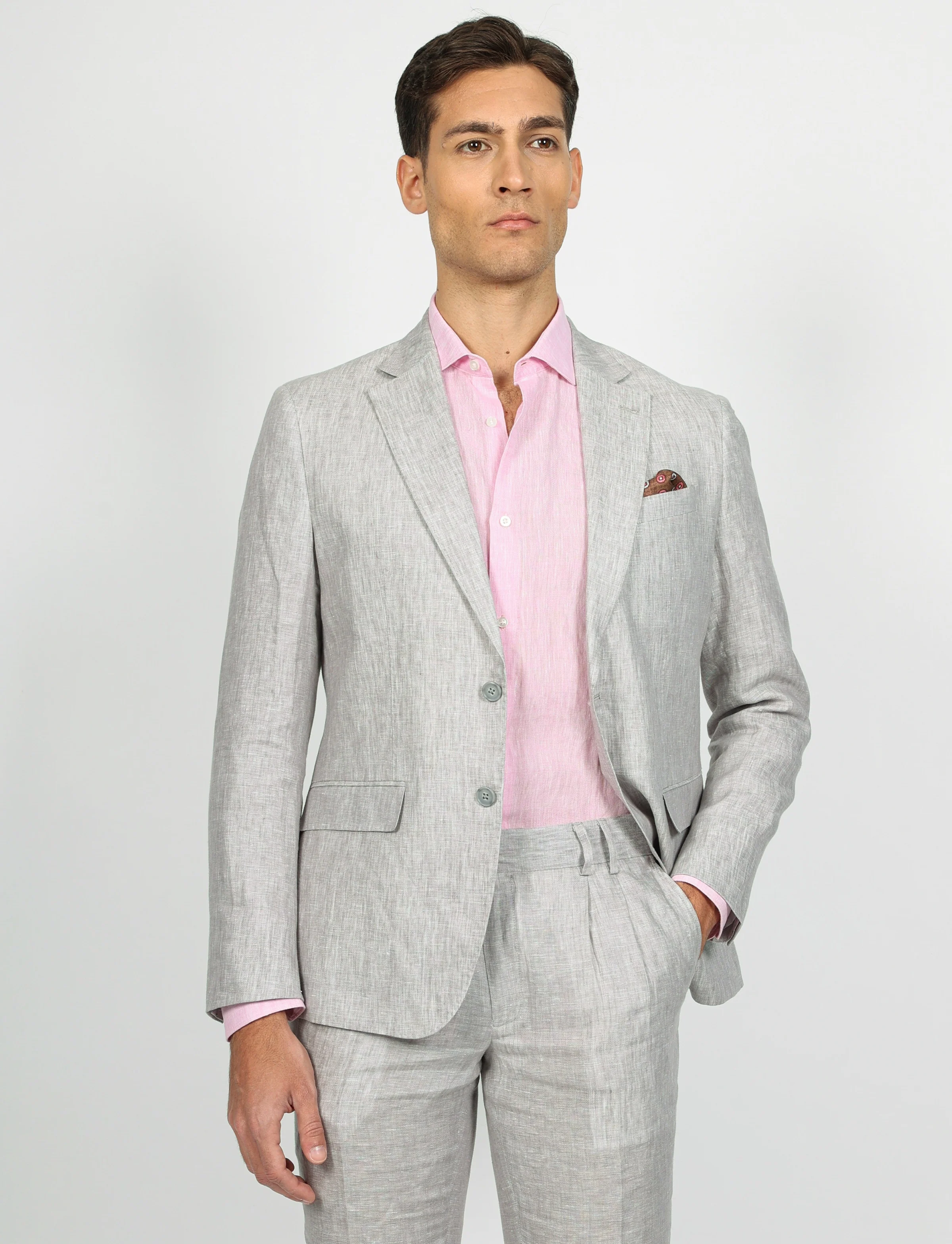 Giacca in lino melange - Image 3