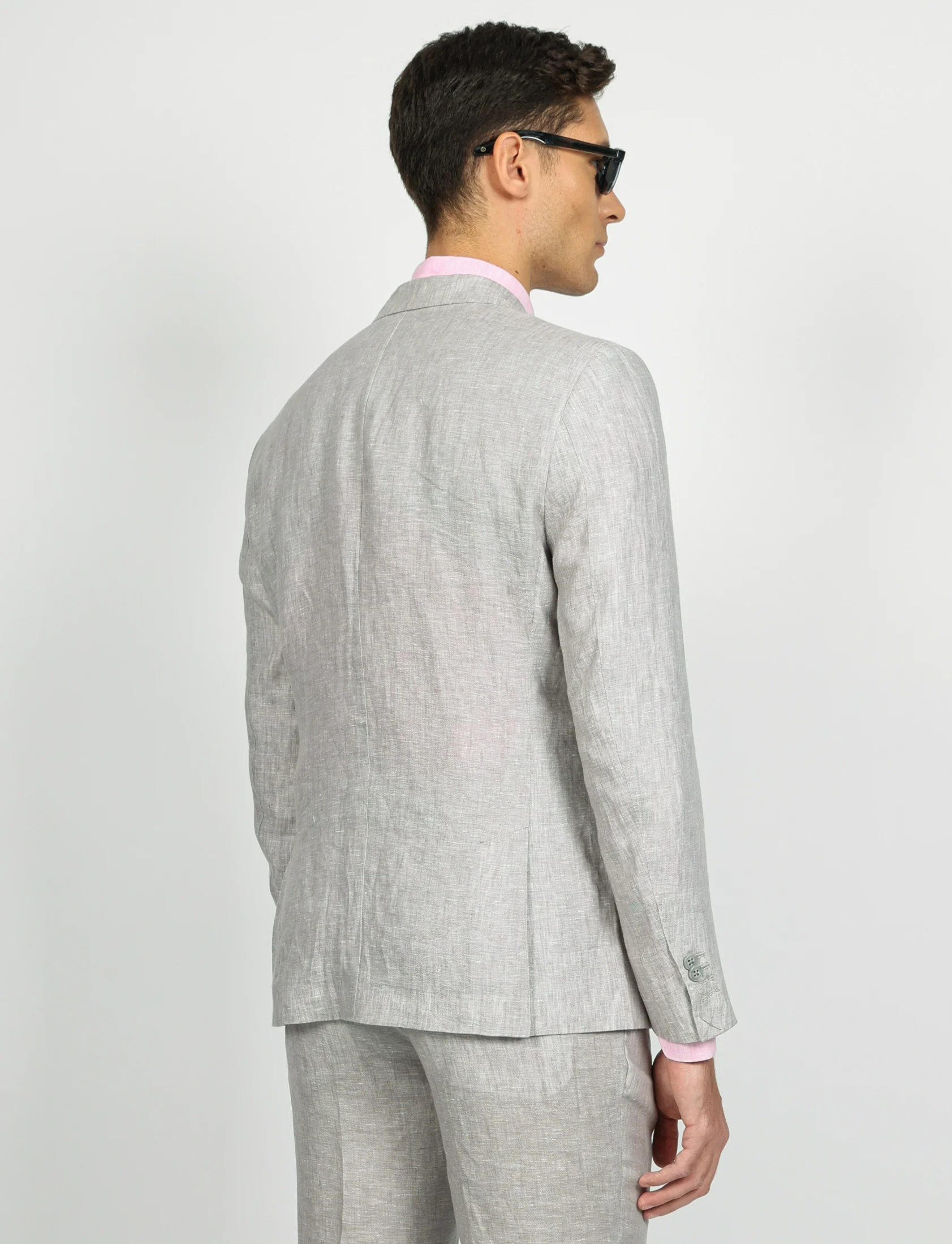 Giacca in lino melange - Image 5