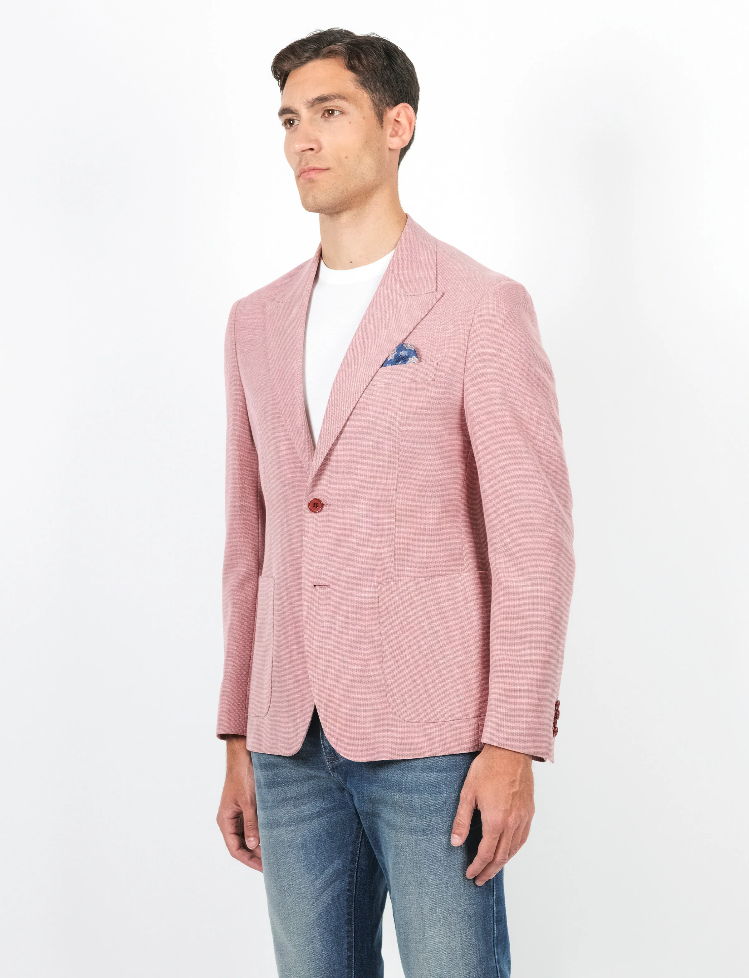 Giacca tessuto nido d'ape a due bottoni - Image 14