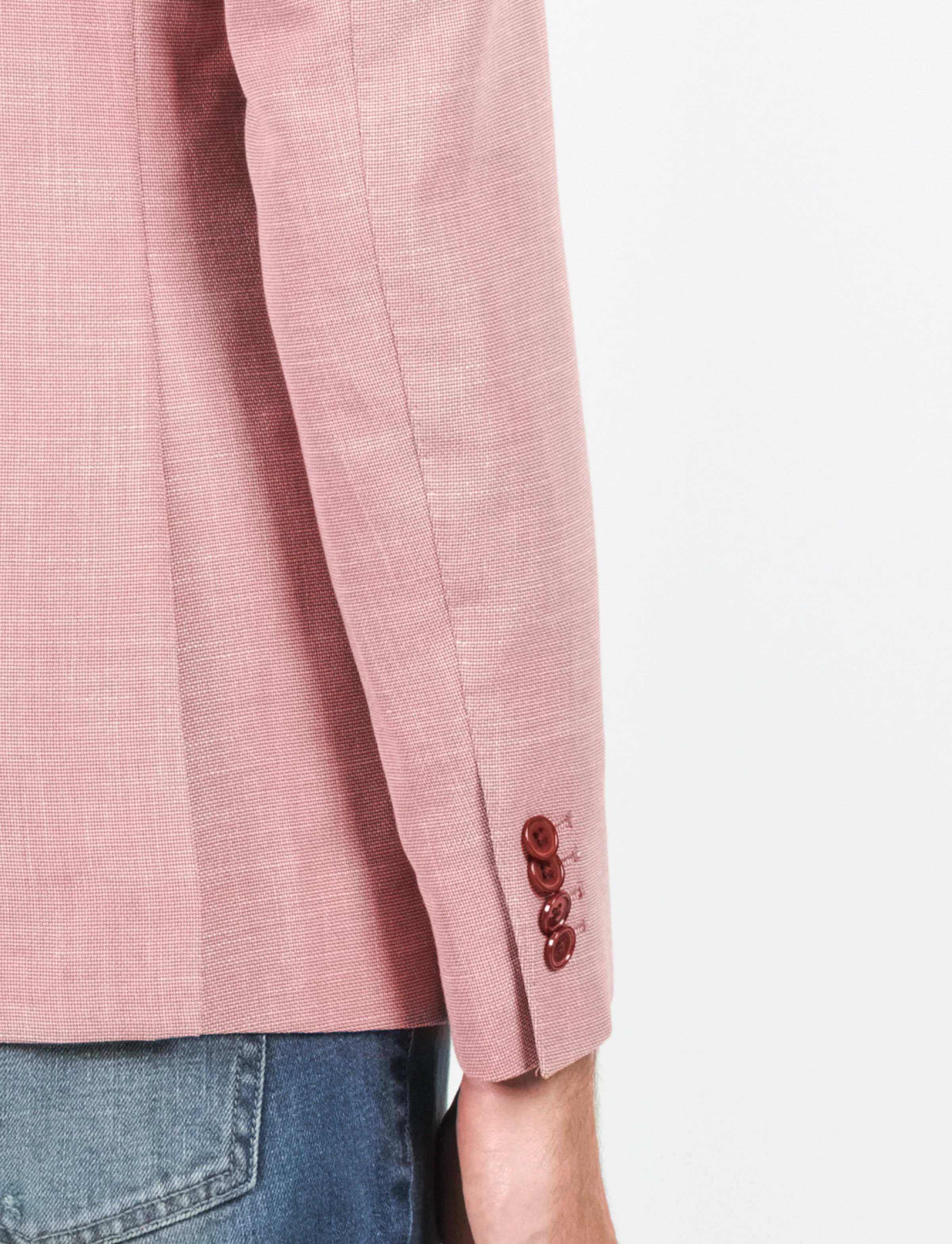 Giacca tessuto nido d'ape a due bottoni - Image 16