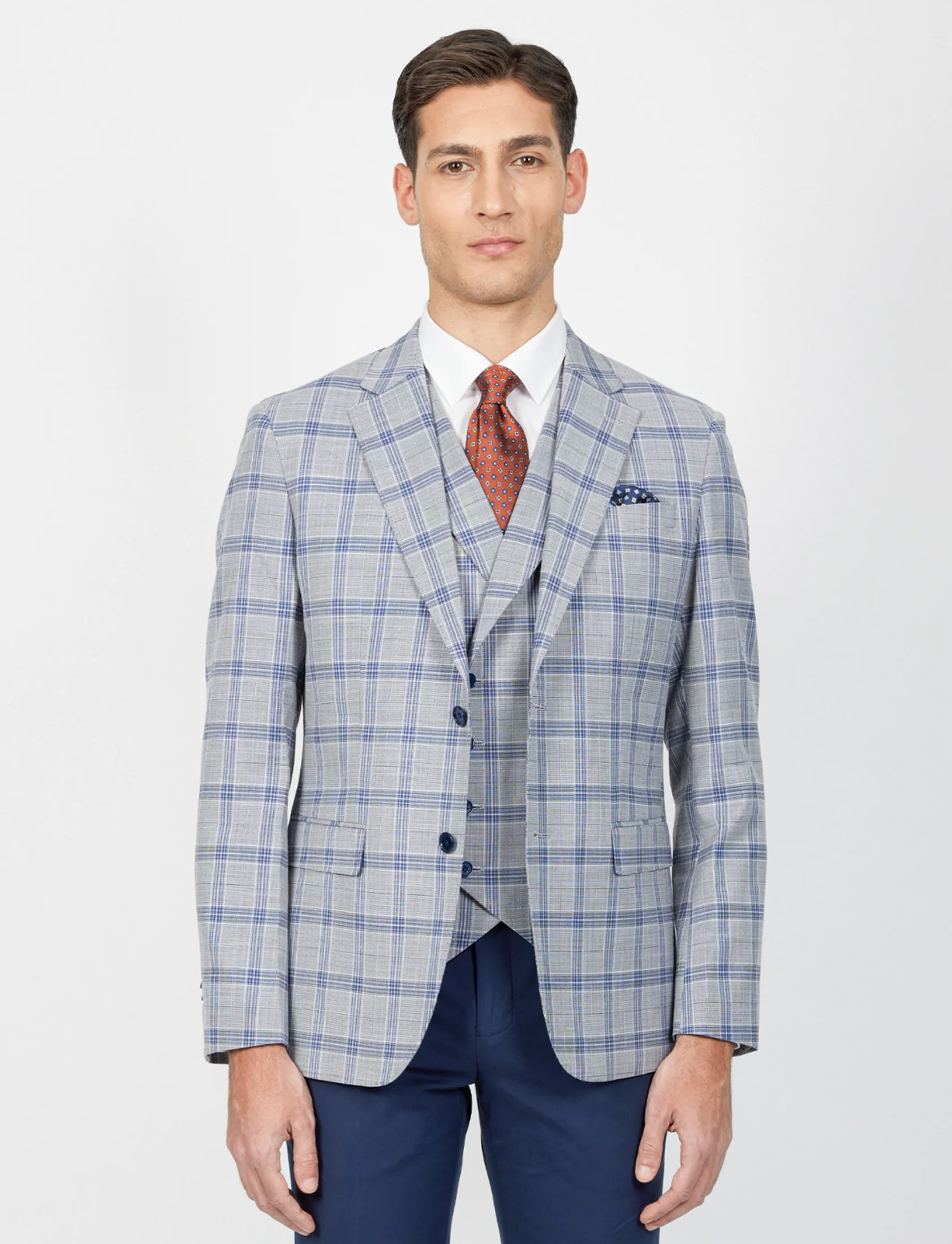 Giacca fantasia galles petto a lancia - Image 3