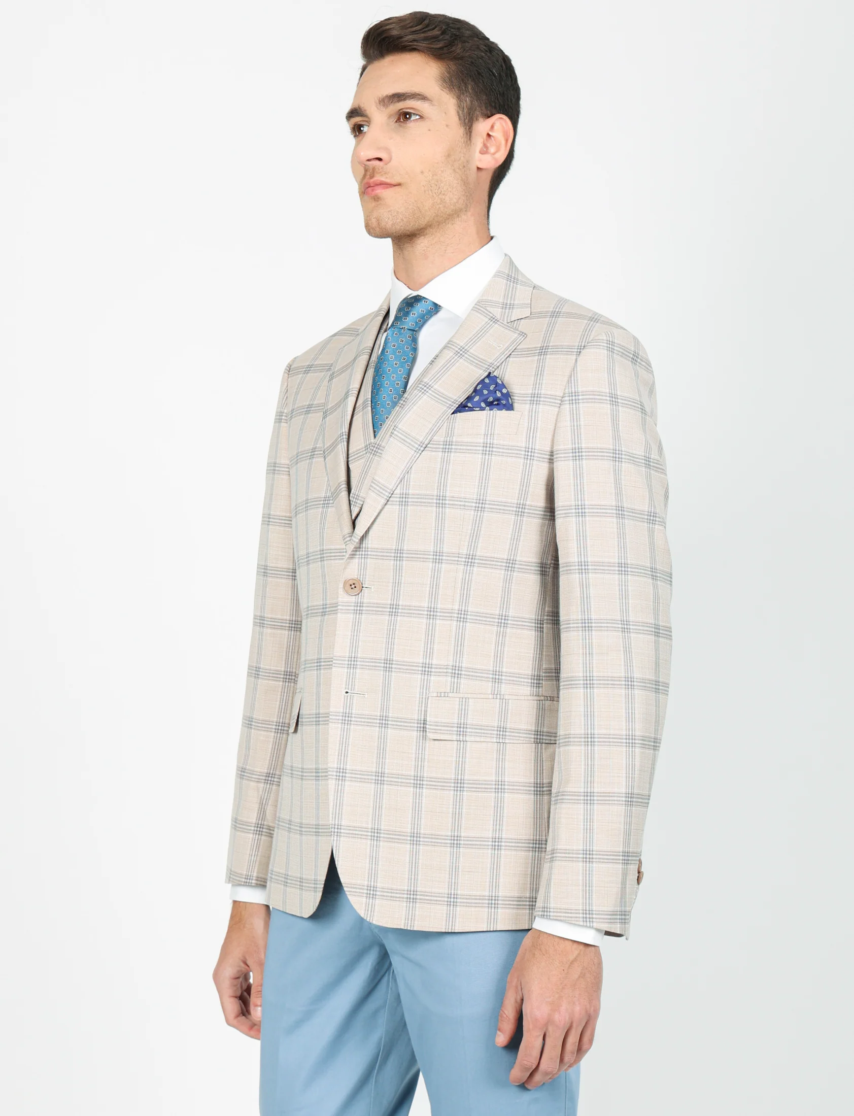 Giacca fantasia galles petto a lancia - Image 8