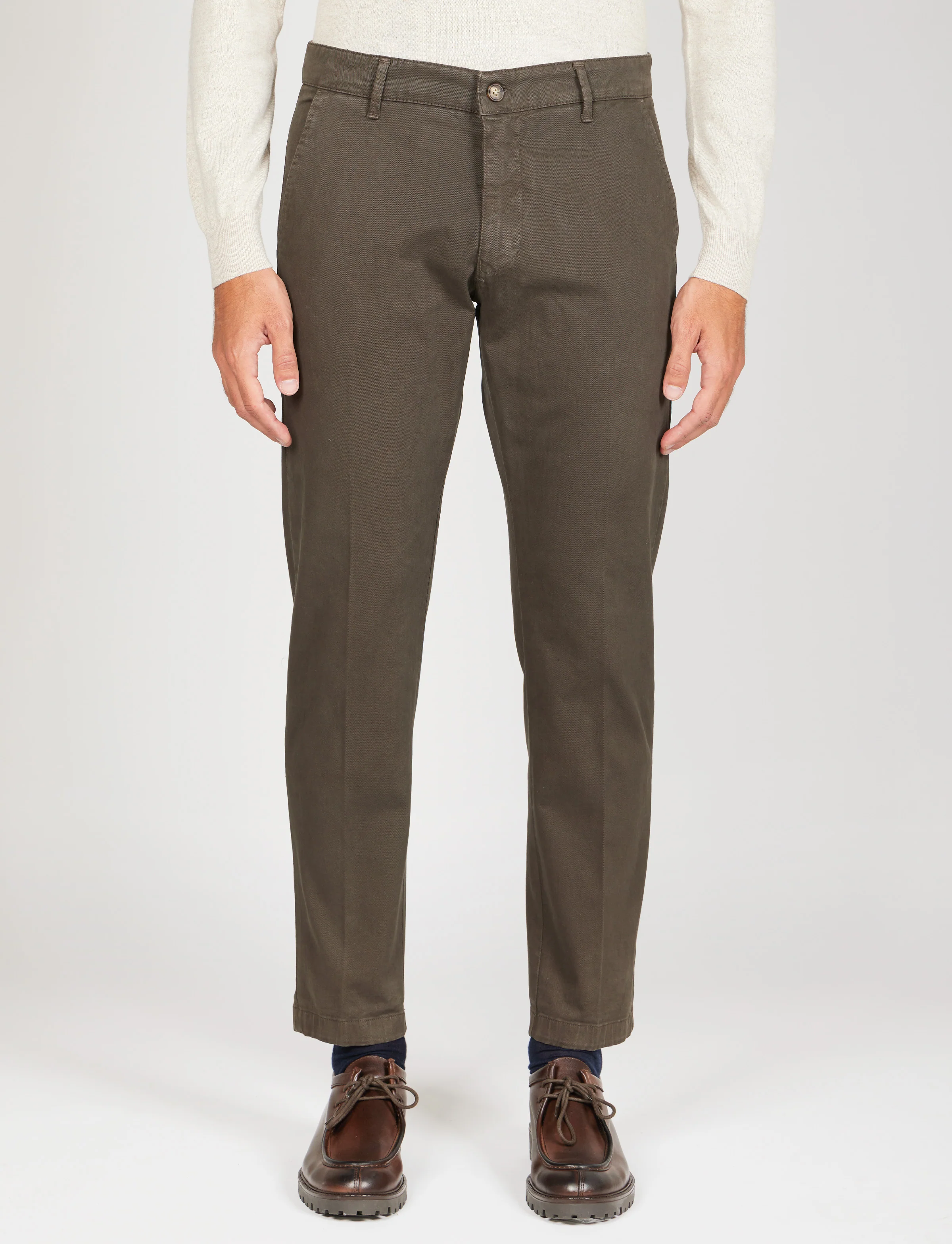 Pantaloni in twill di cotone - Image 11