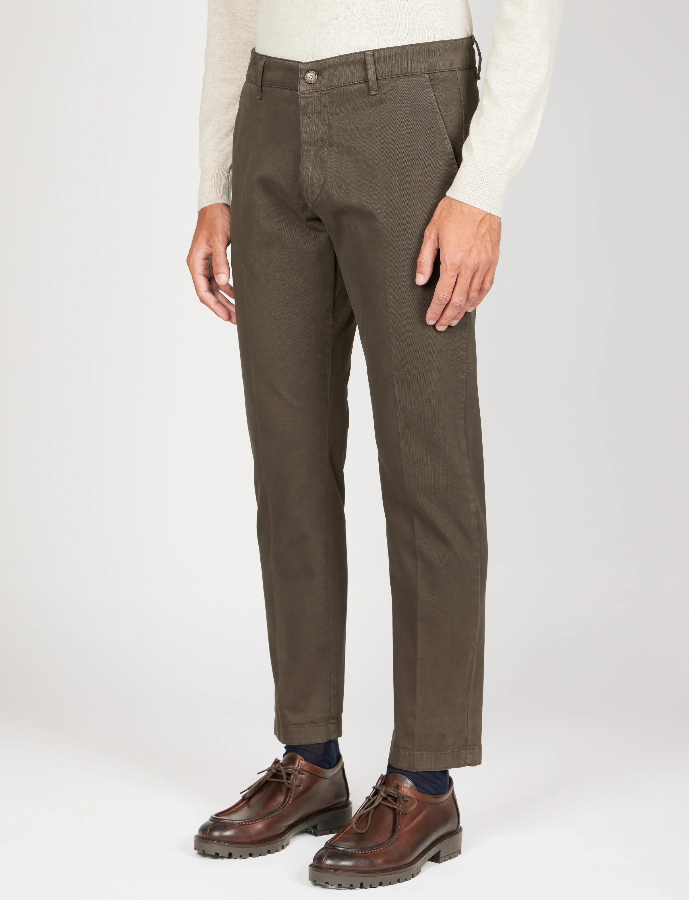 Pantaloni in twill di cotone - Image 12