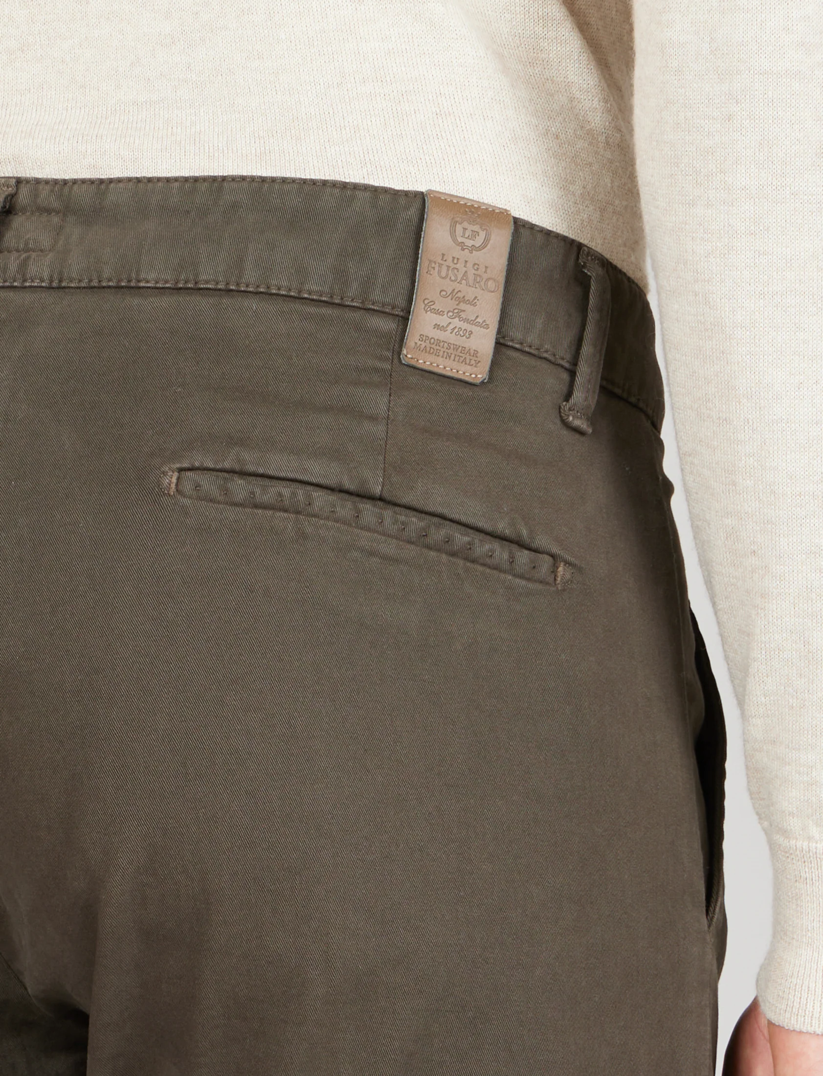 Pantaloni in twill di cotone - Image 15