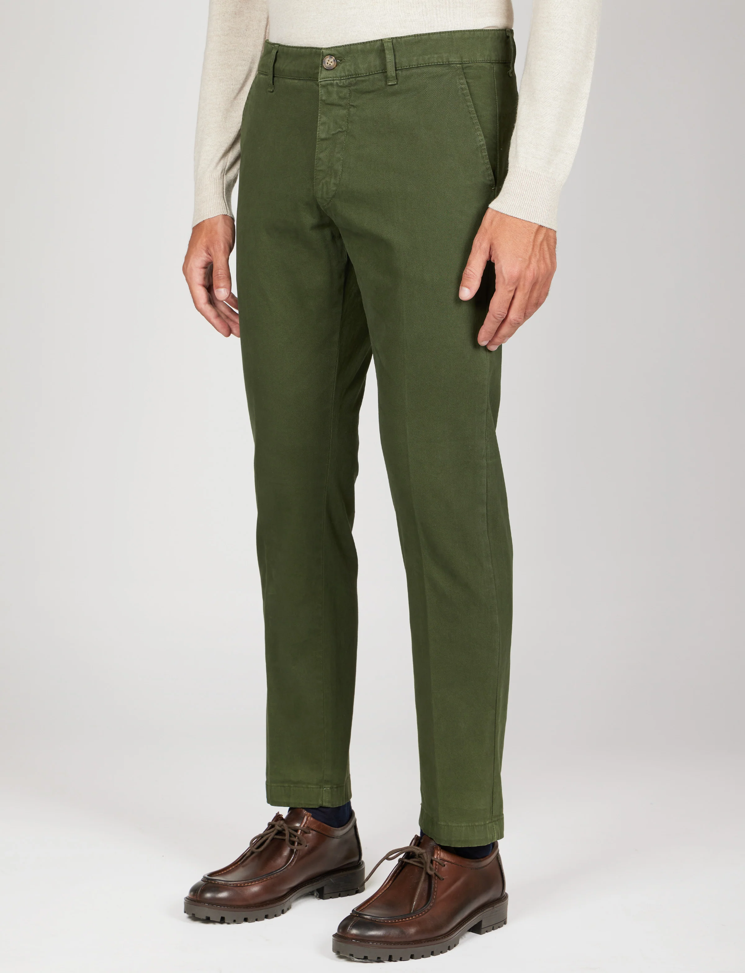 Pantaloni in twill di cotone - Image 22