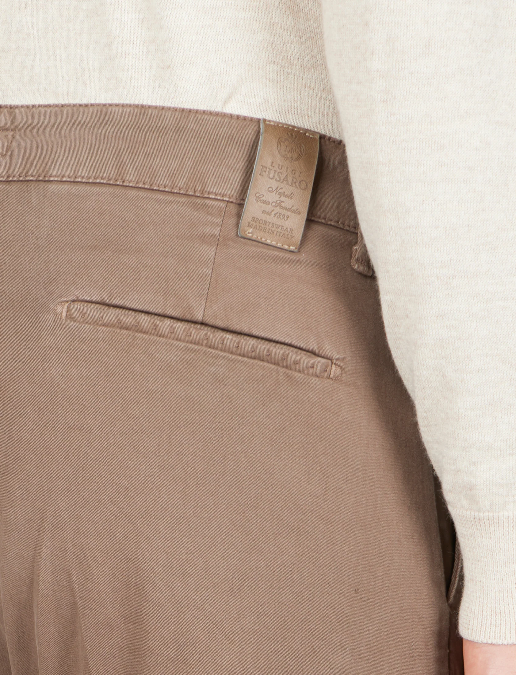 Pantaloni in twill di cotone - Image 9