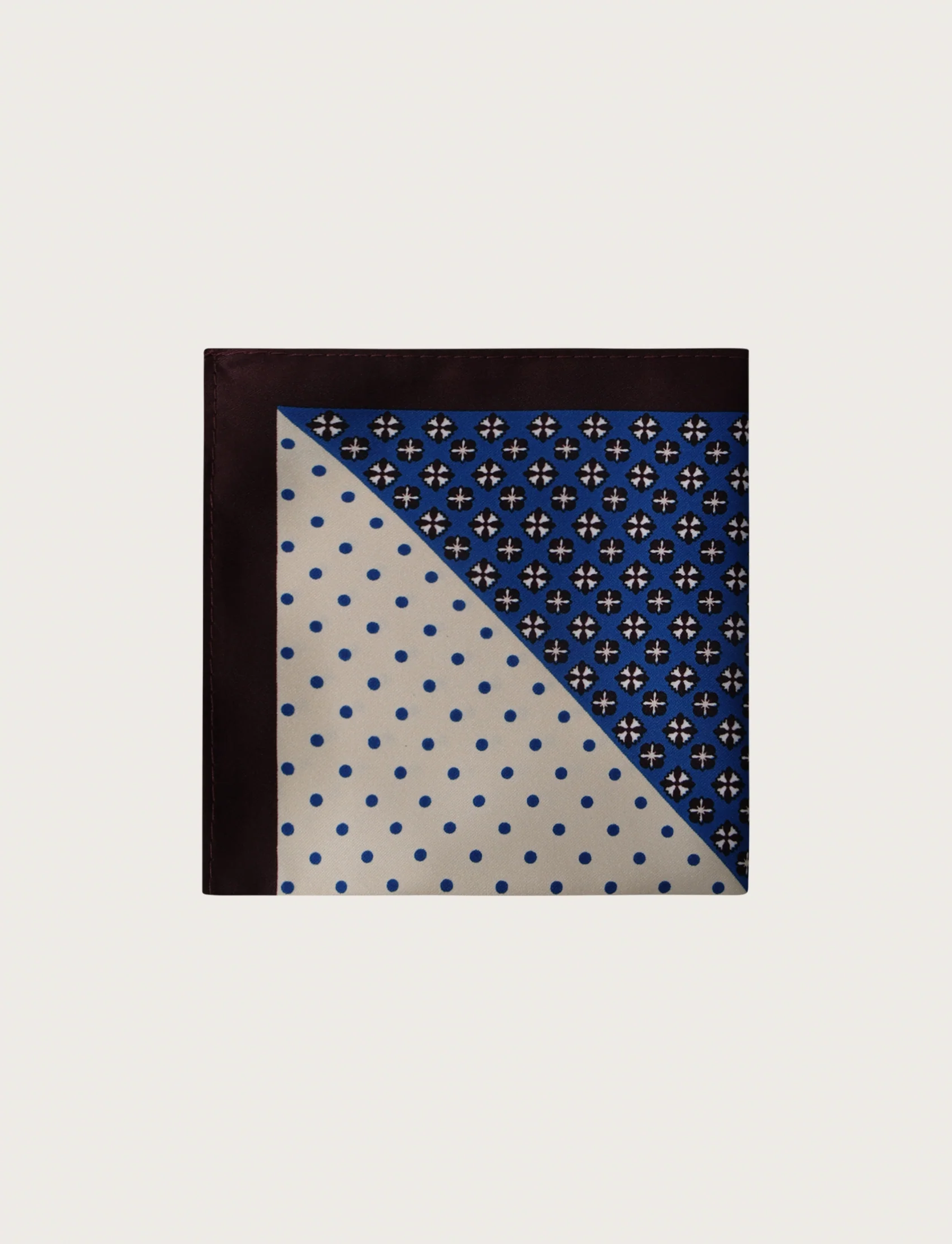 Pochette fantasia floreale e pois - Image 7