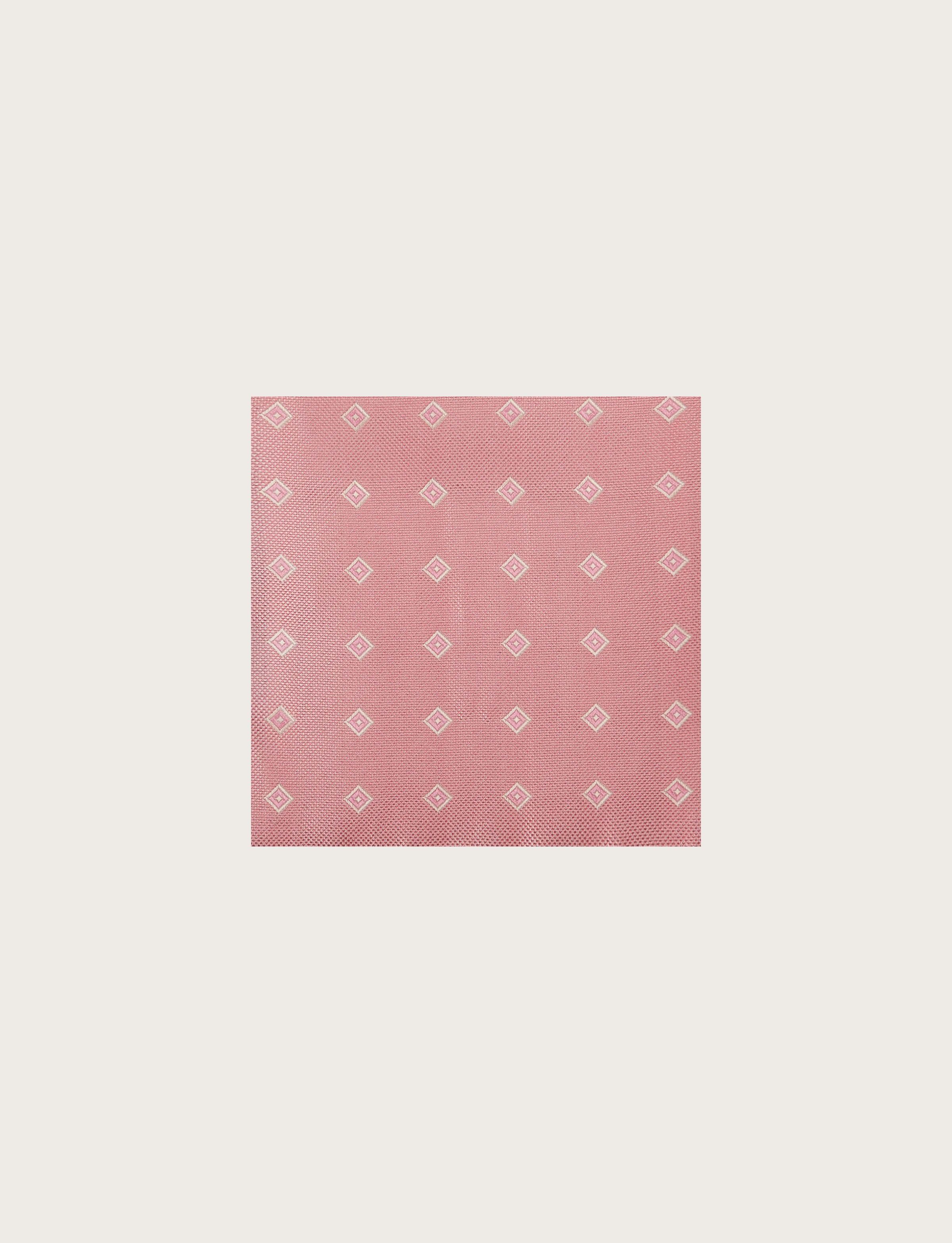 Pochette in seta con pattern geometrico - Image 5