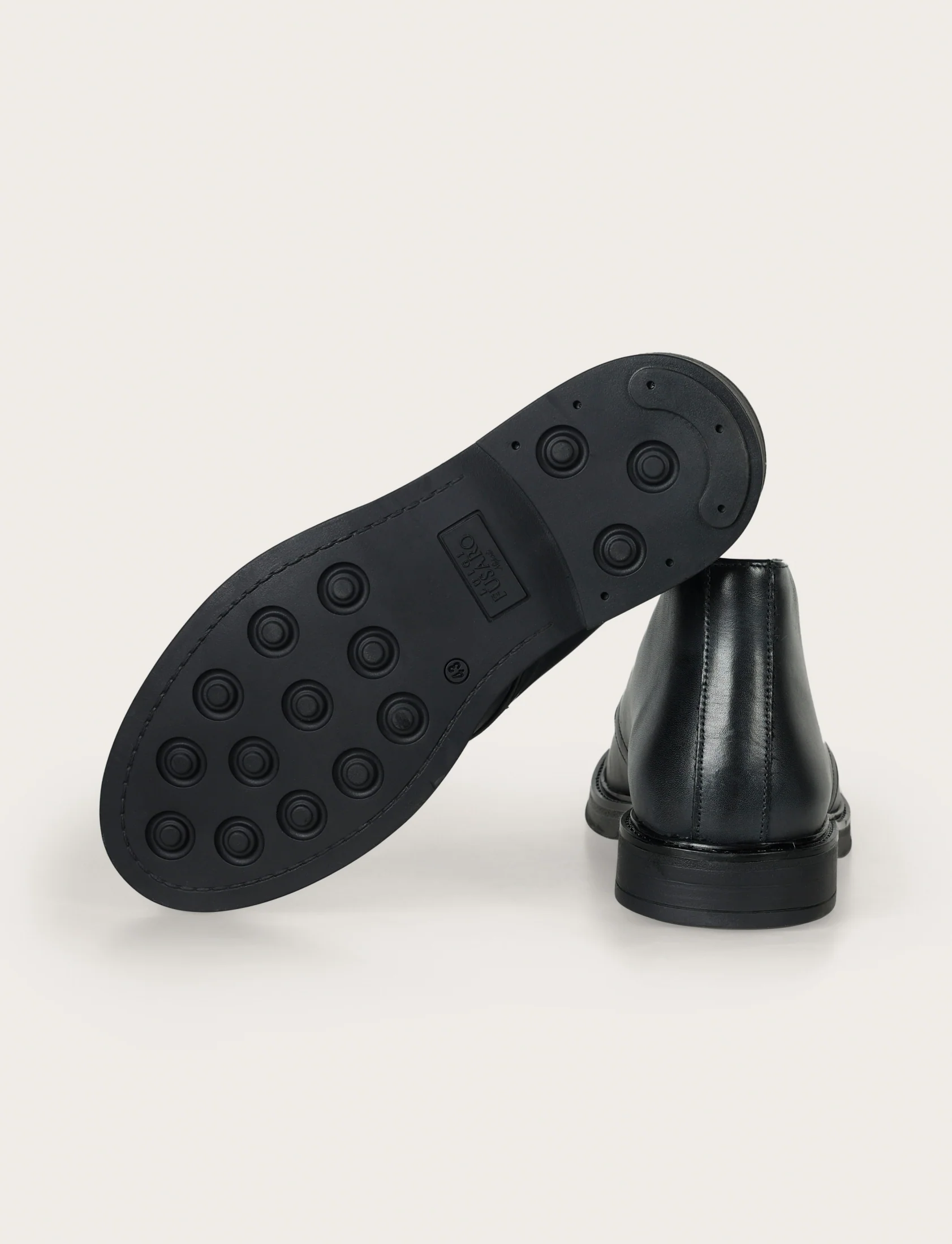 Polacchino in pelle con suola in gomma - Image 8