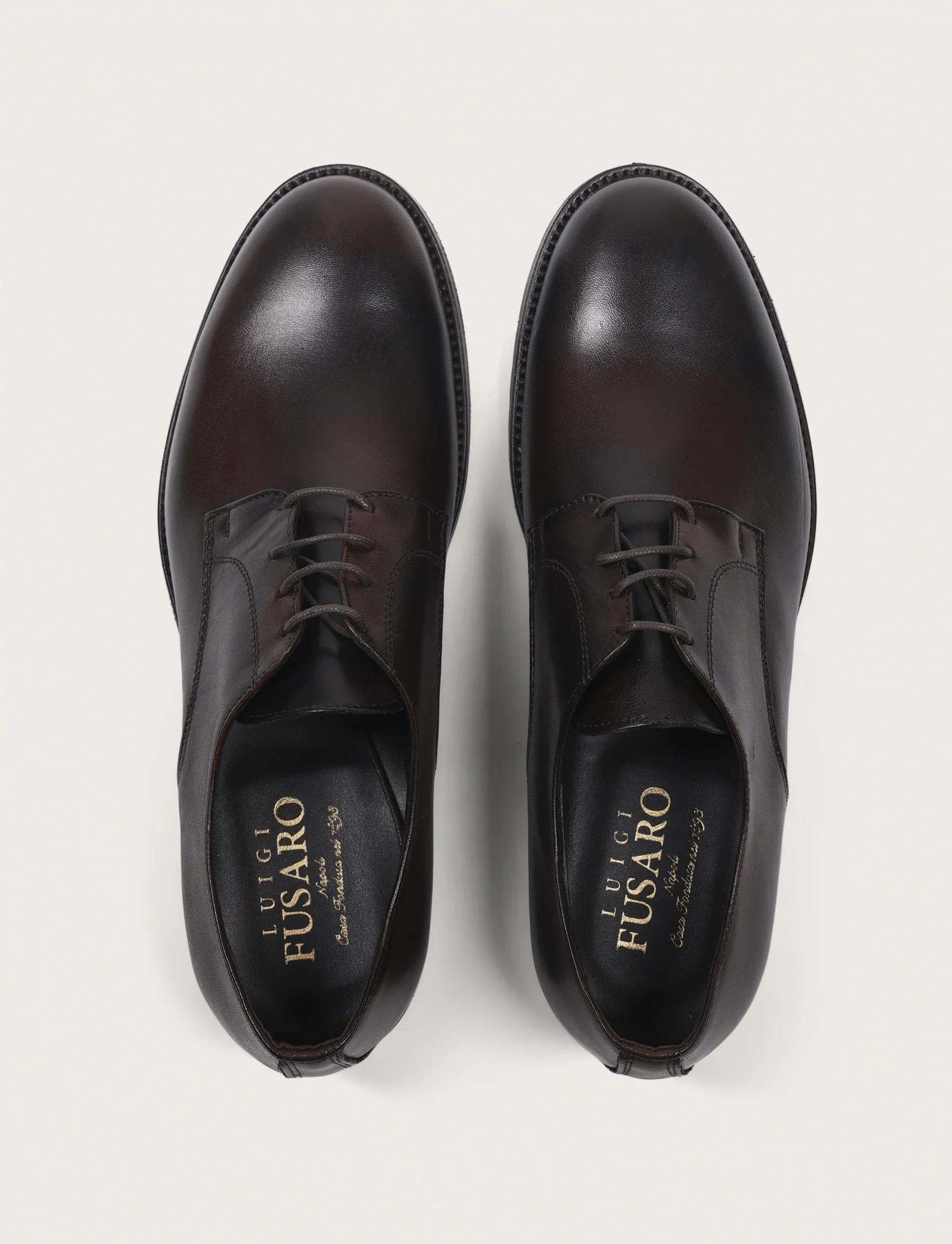 Scarpe derby in pelle crust - Image 13